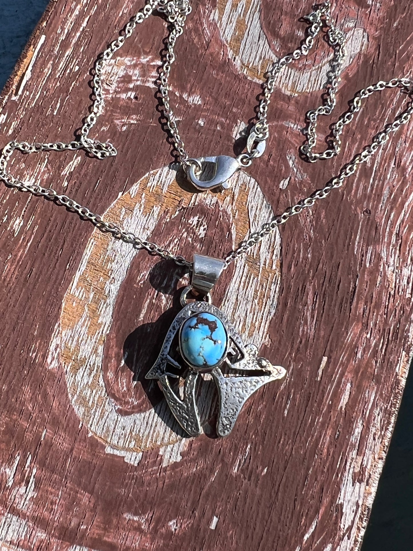 Golden Hills Bear Pendant