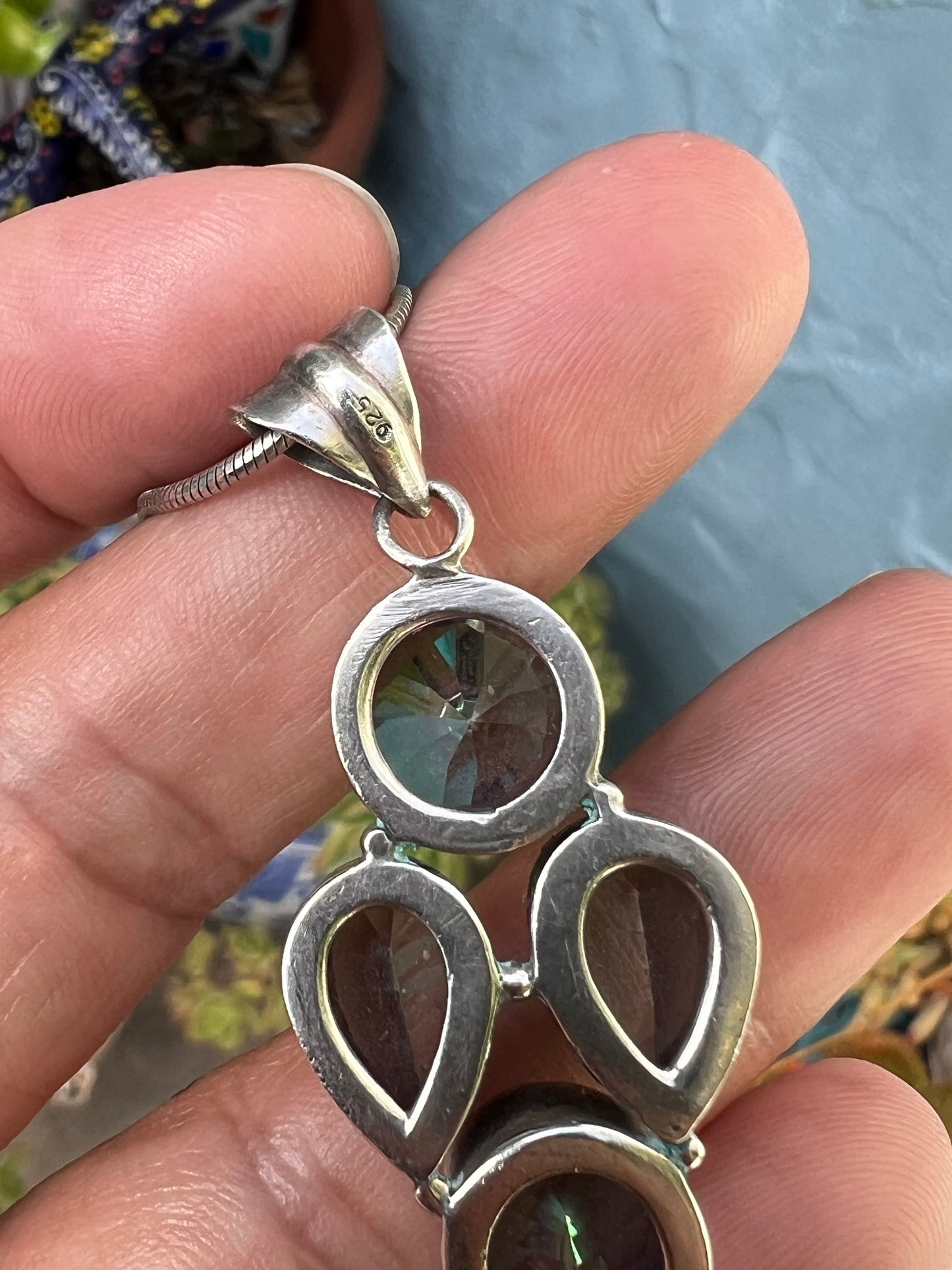 Mystic Topaz necklace
