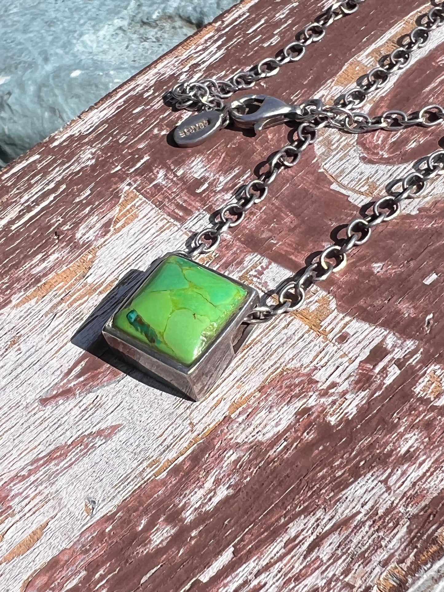 Green Pendant Necklace