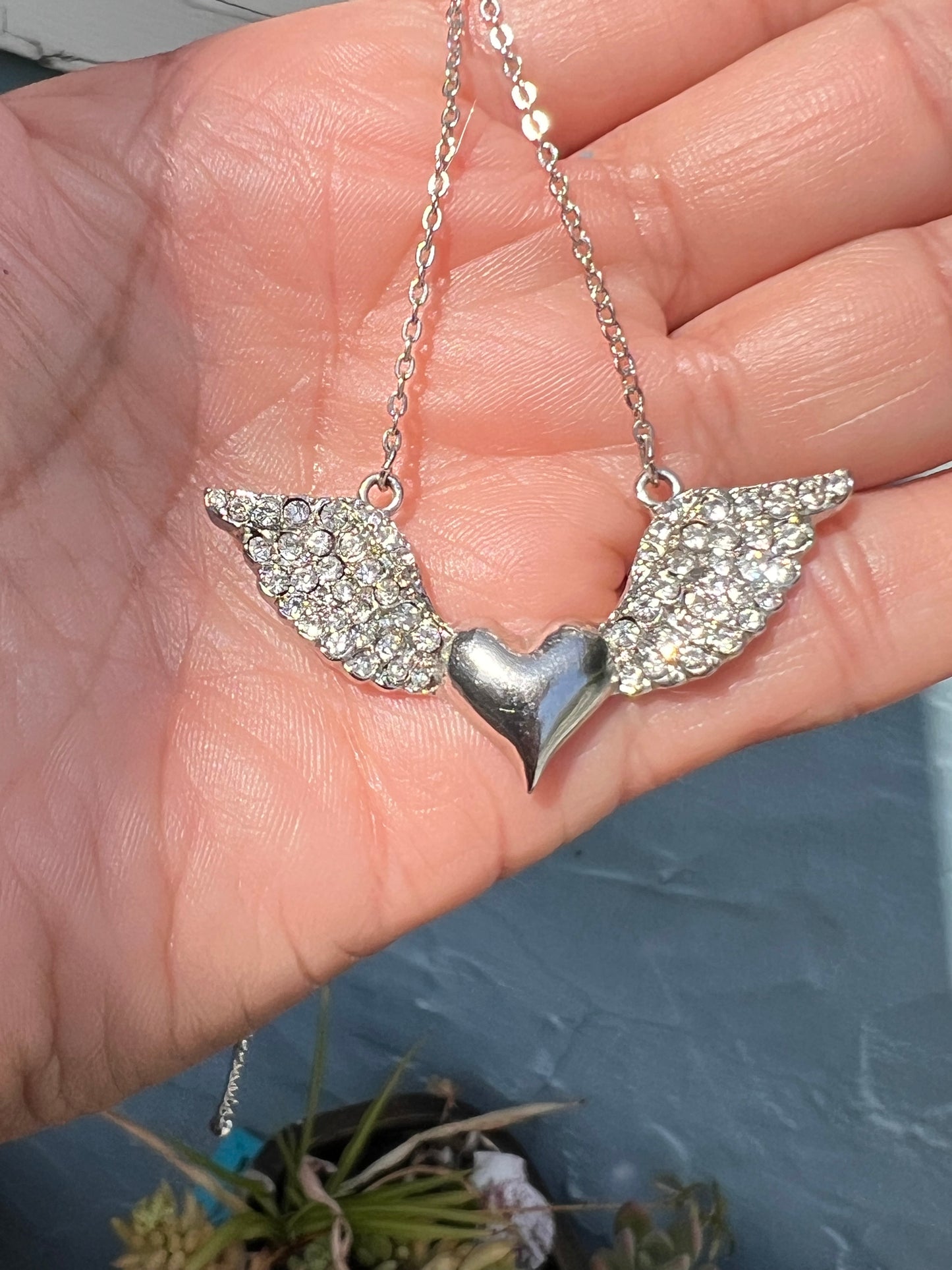 Heart & Wings Necklace