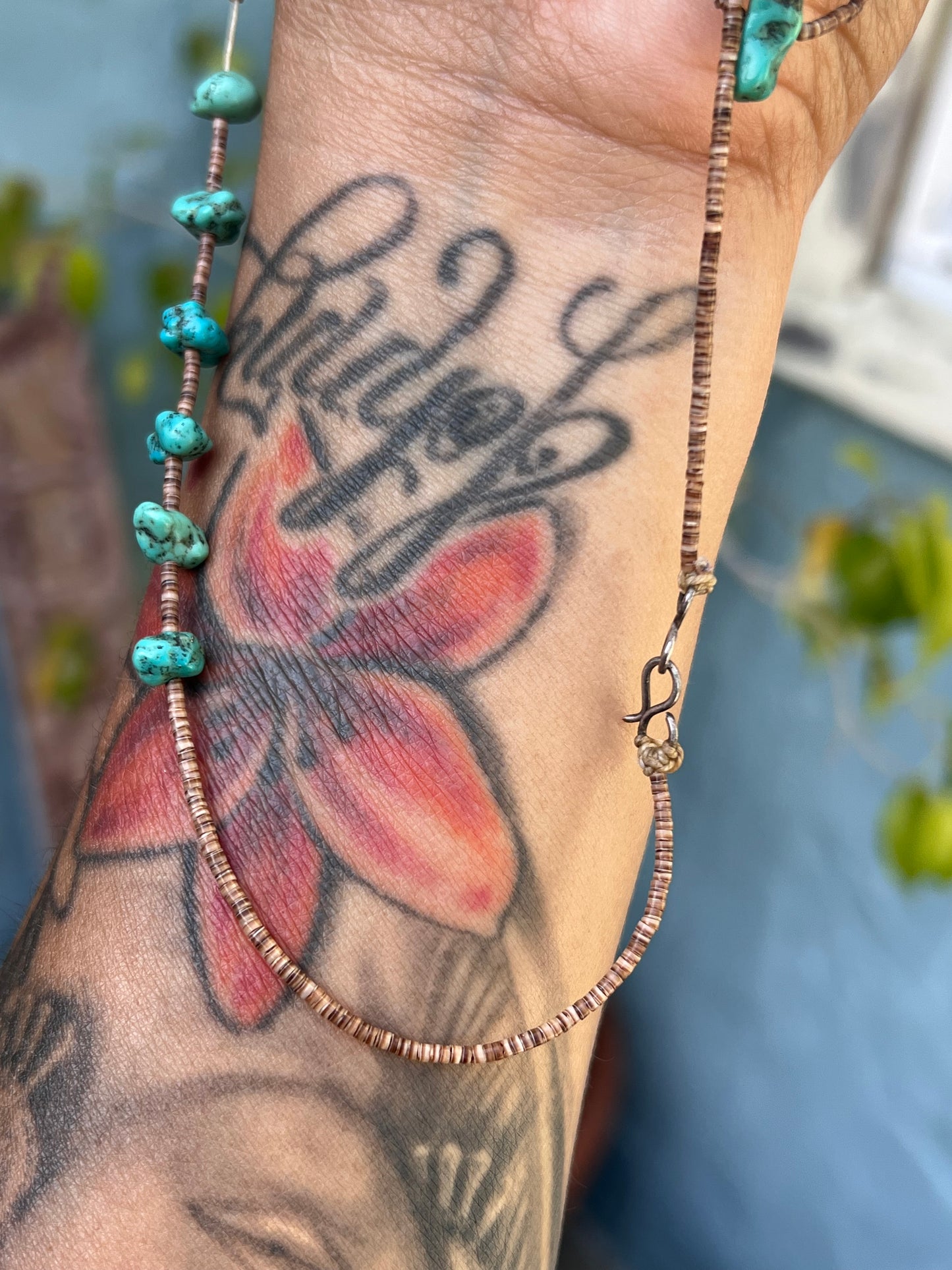 Vintage Heishi Nugget Necklace