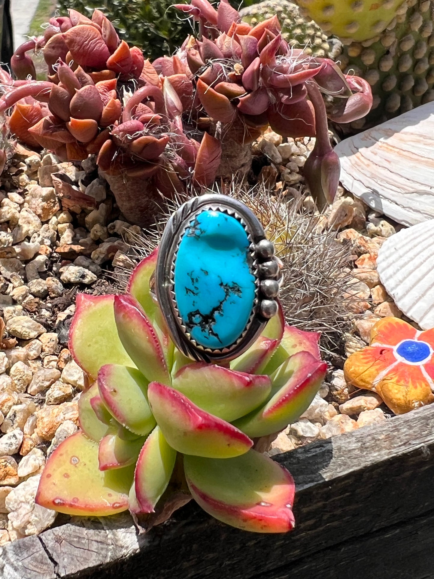 Freeform Turquoise Ring