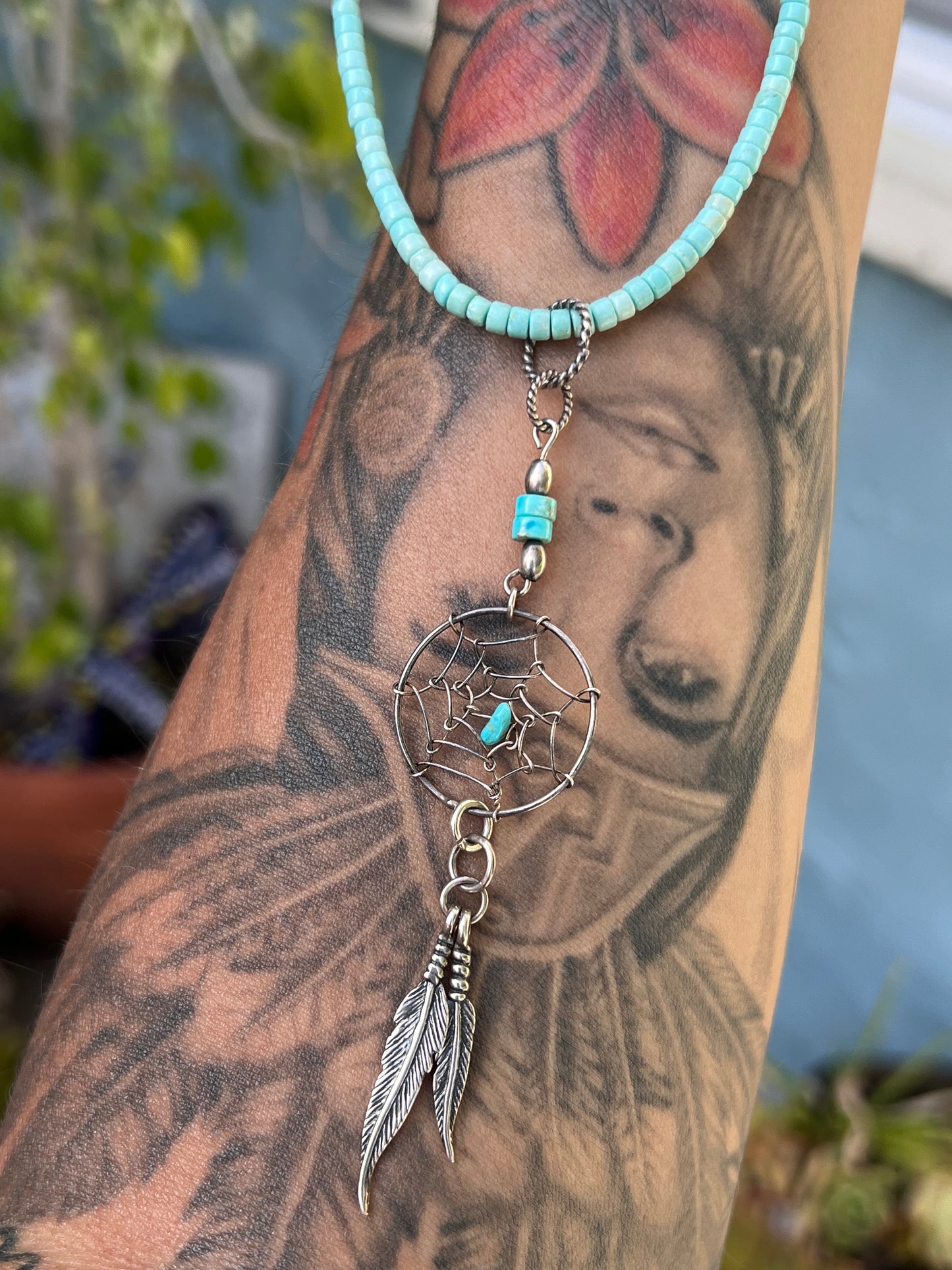 Heishi Dream Catcher Necklace