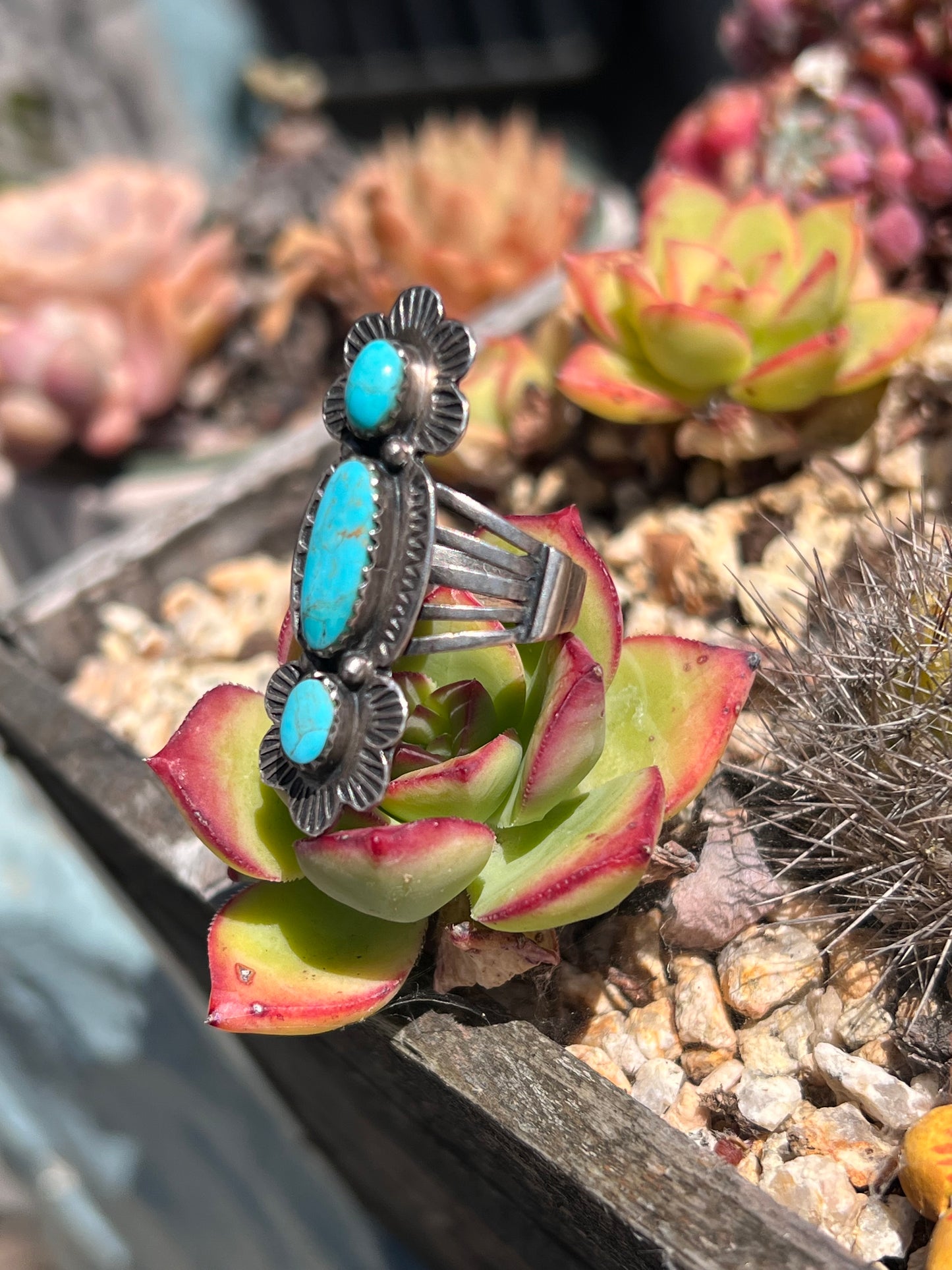 Triple Stone Ring