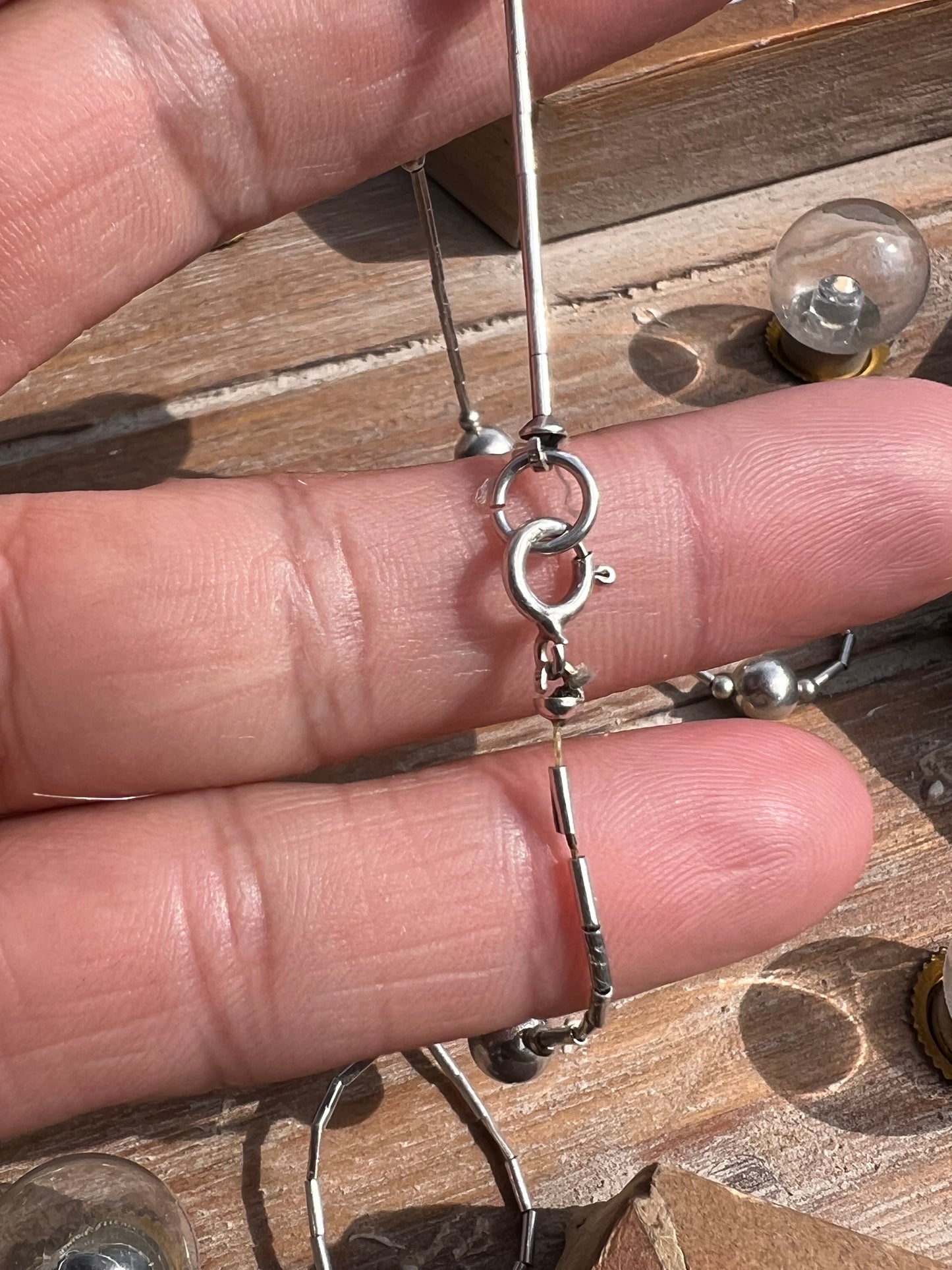 Liquid Sterling Station Necklace