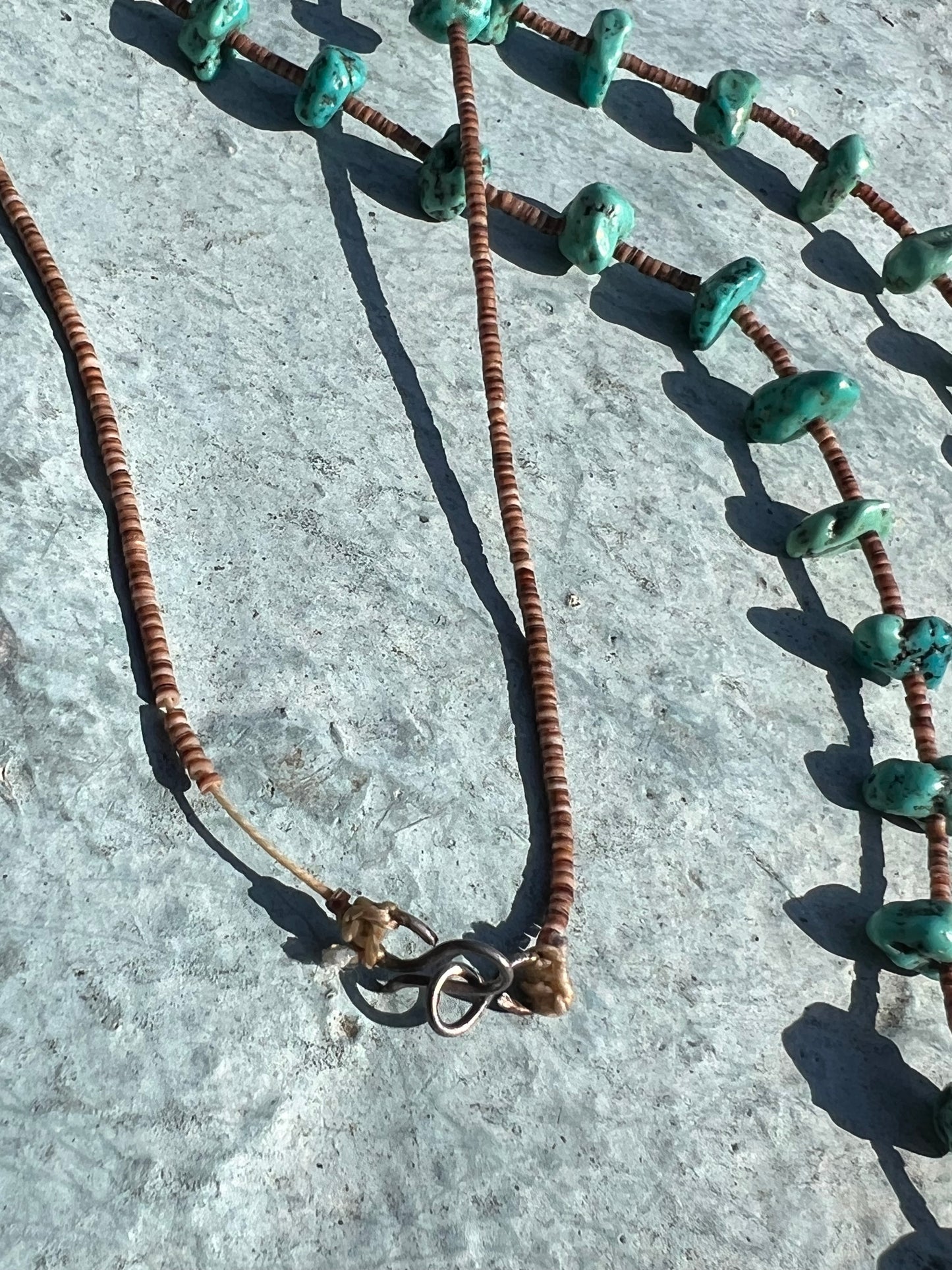 Vintage Heishi Nugget Necklace