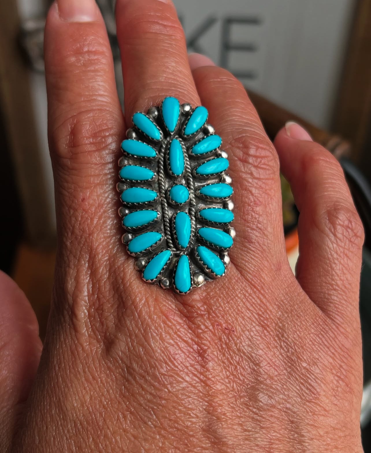 Vintage Cluster Ring