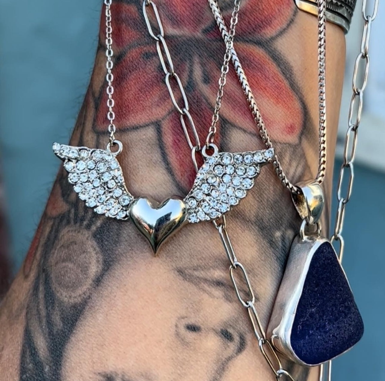Heart & Wings Necklace