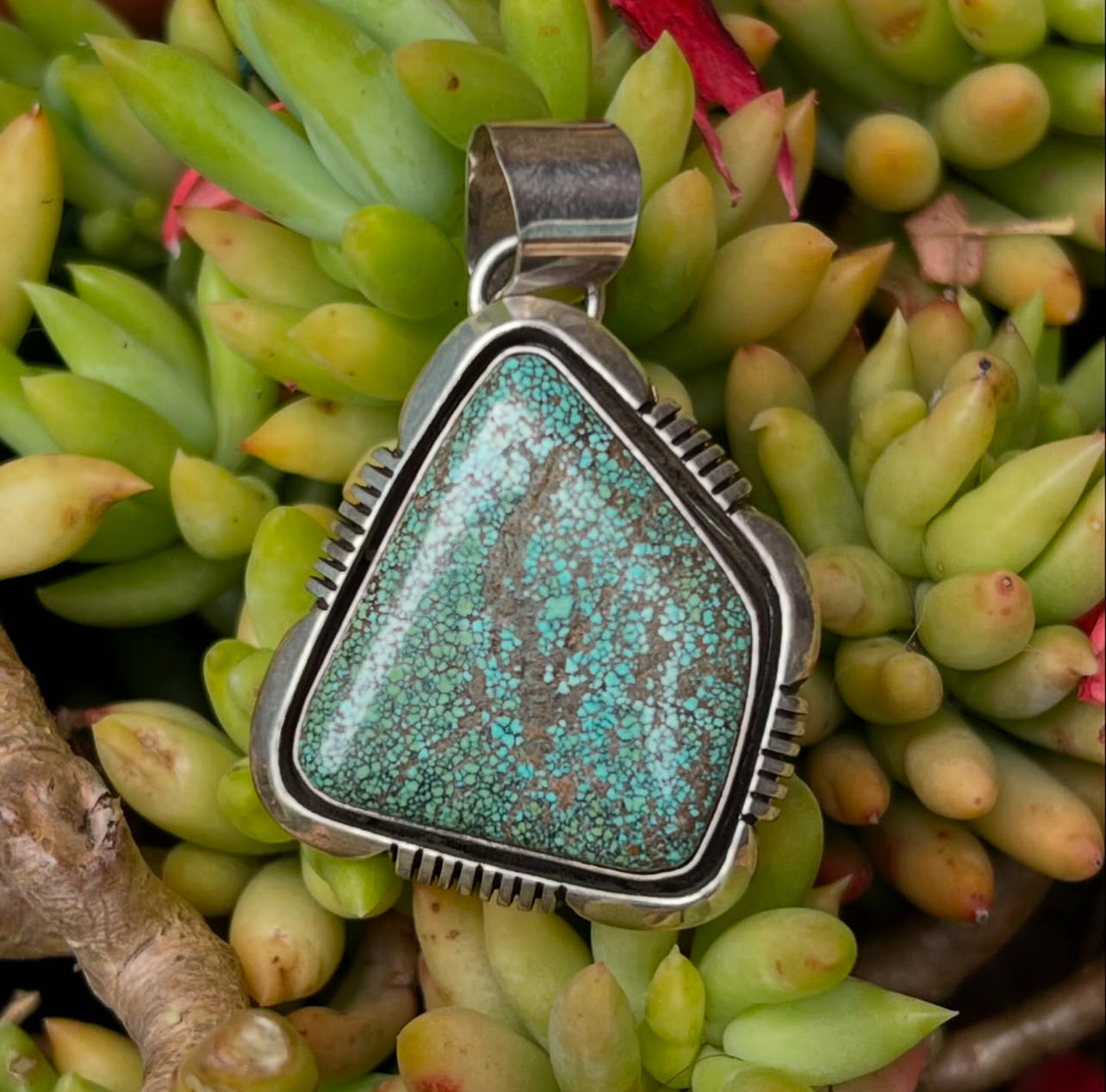 Fox Turquoise Pendant