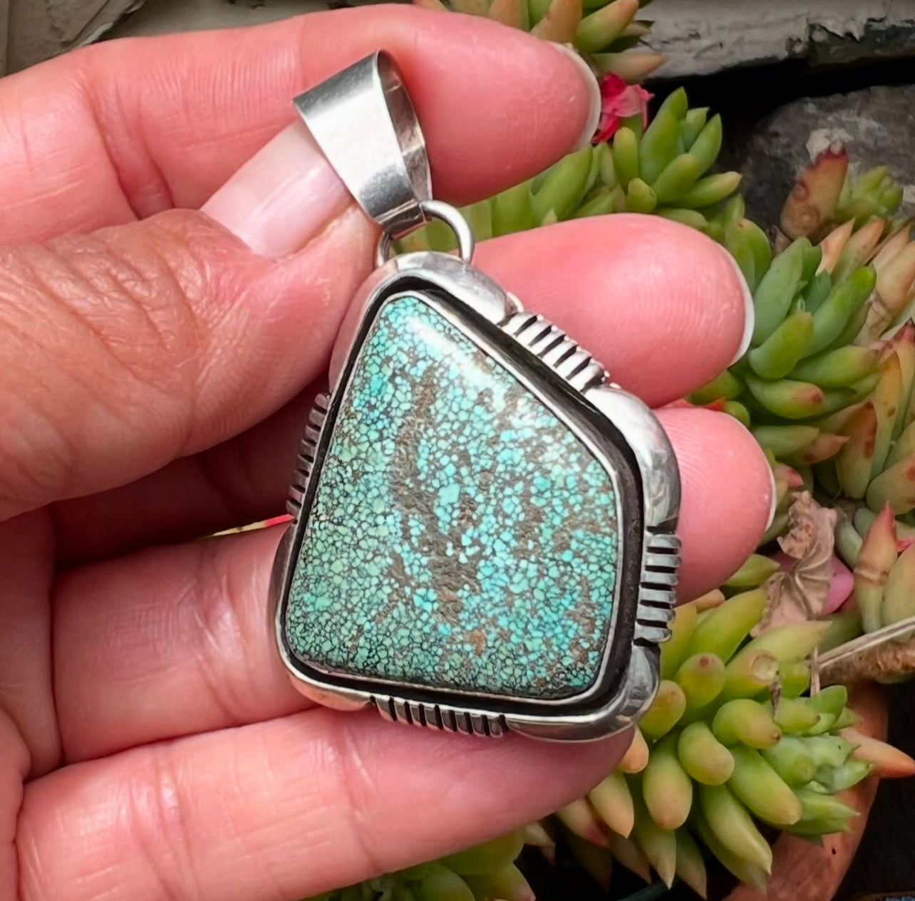 Fox Turquoise Pendant