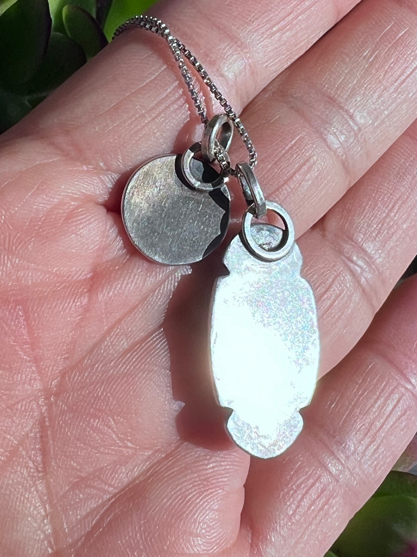 Green Turquoise and thunderbird Pendant