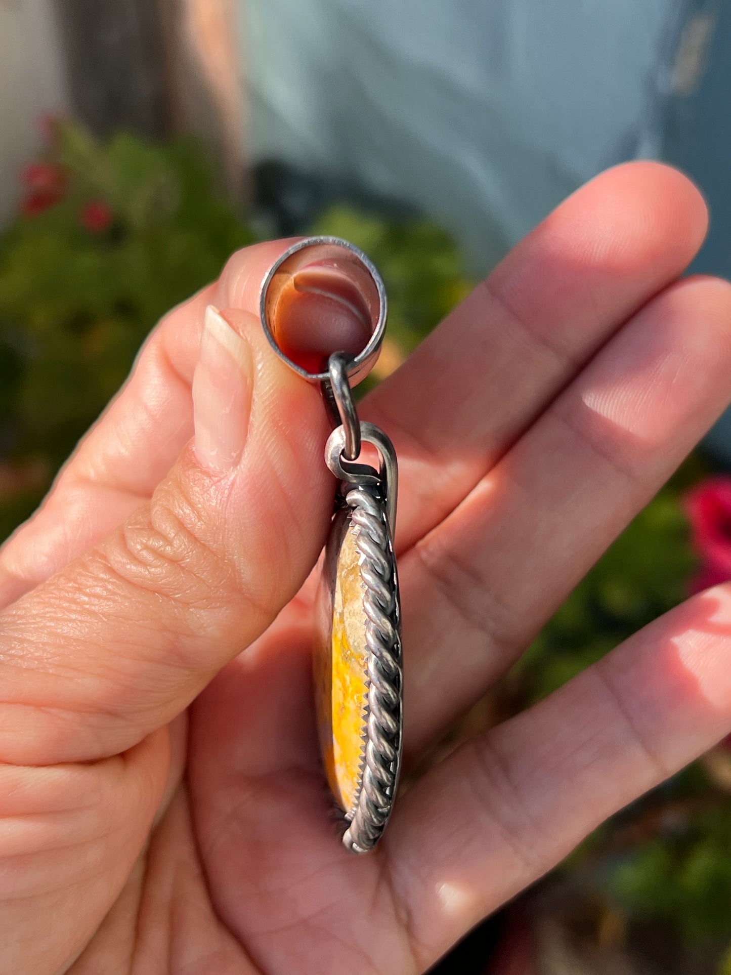 Bumblebee Jasper Pendant