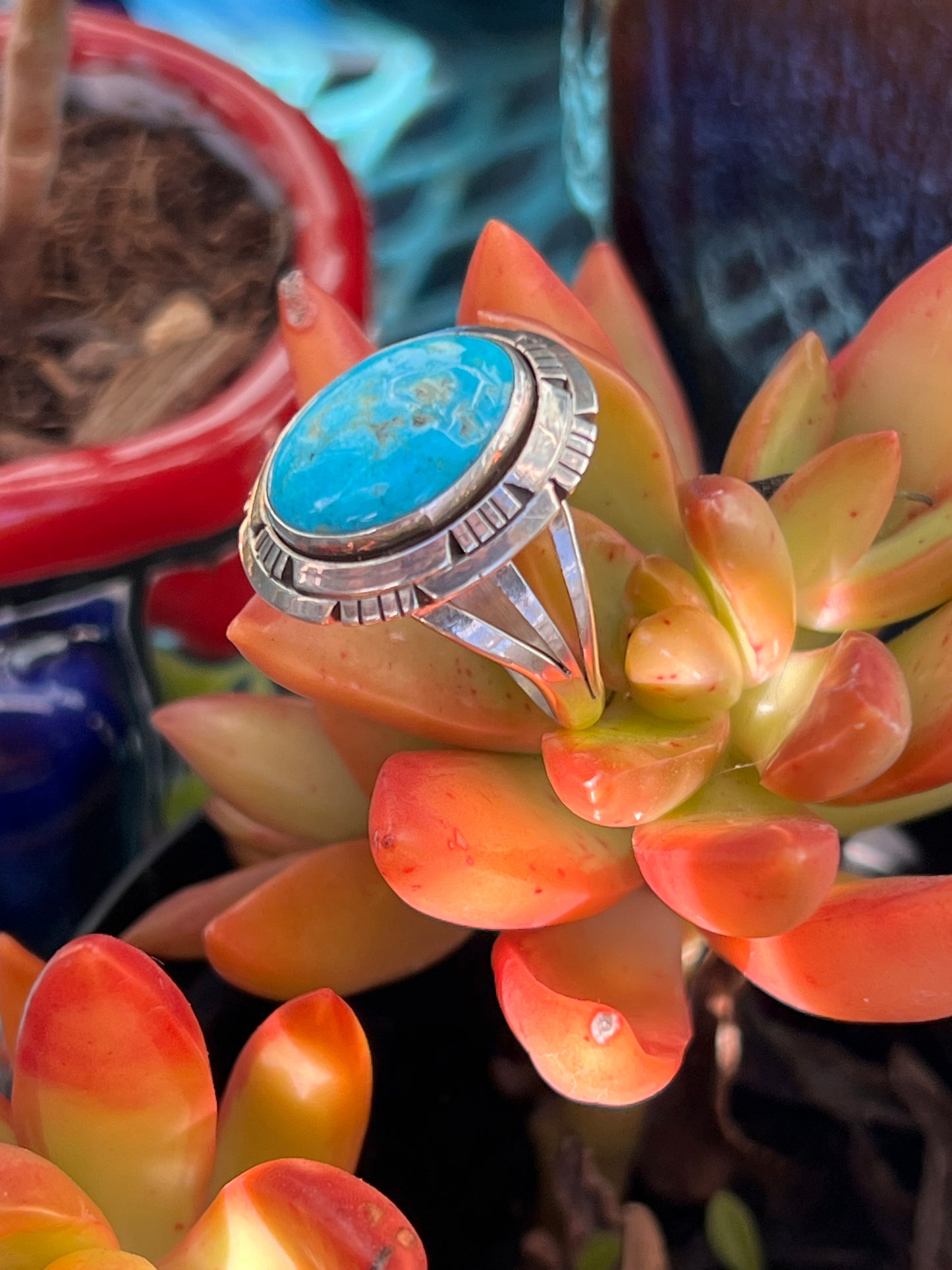 Kingman Turquoise Ring