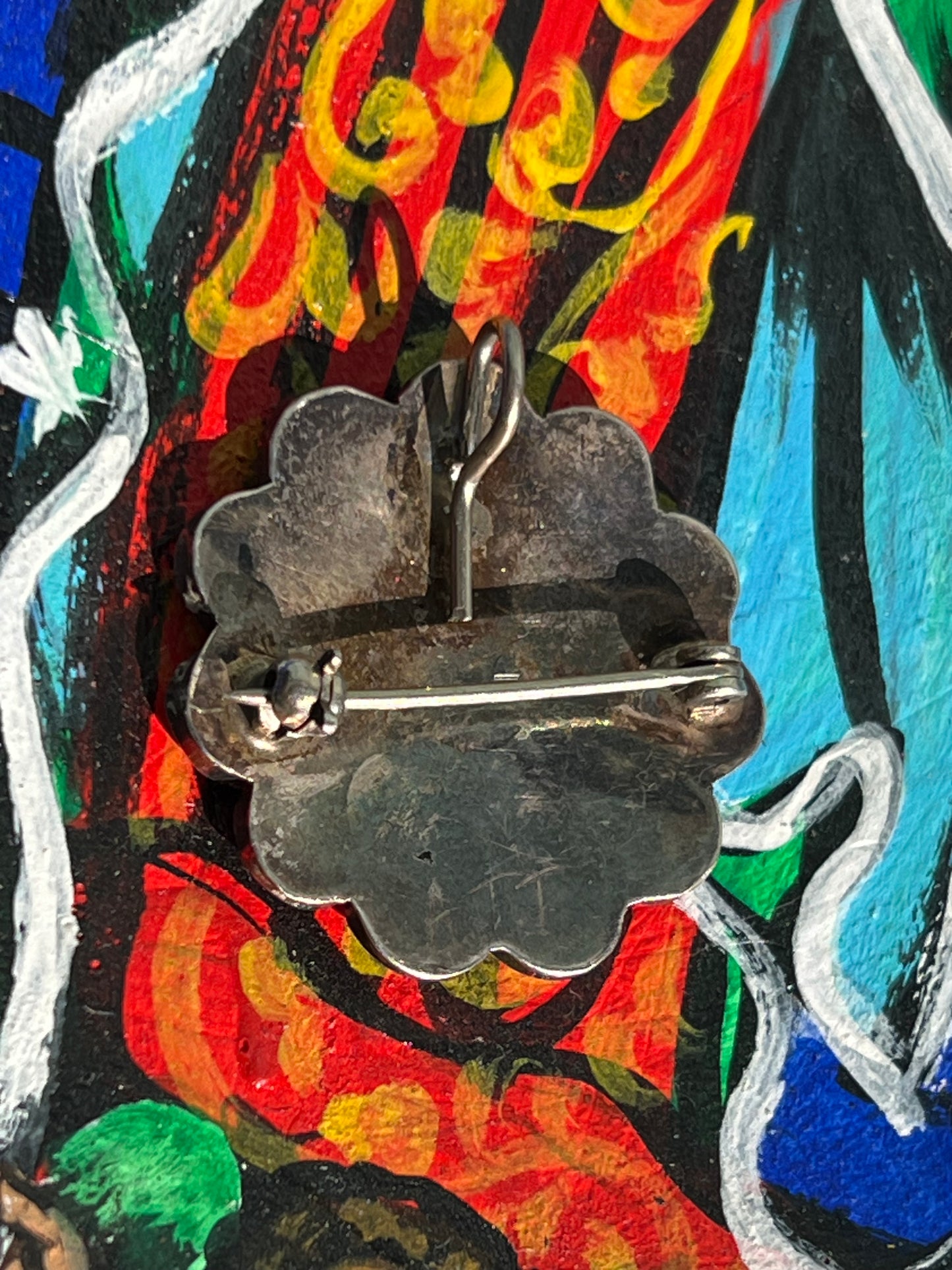 Zuni Sunface Pendant/Pin