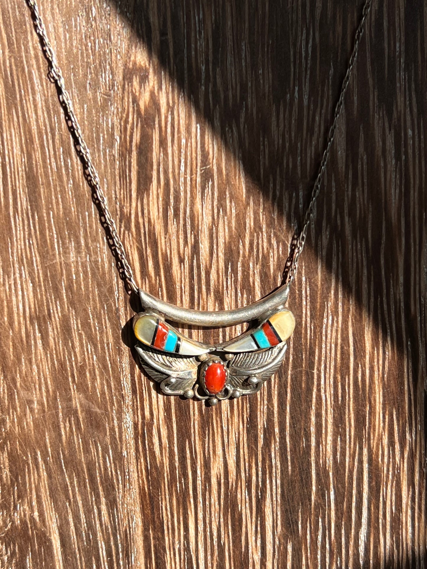 Vintage Navajo Pendant Necklace
