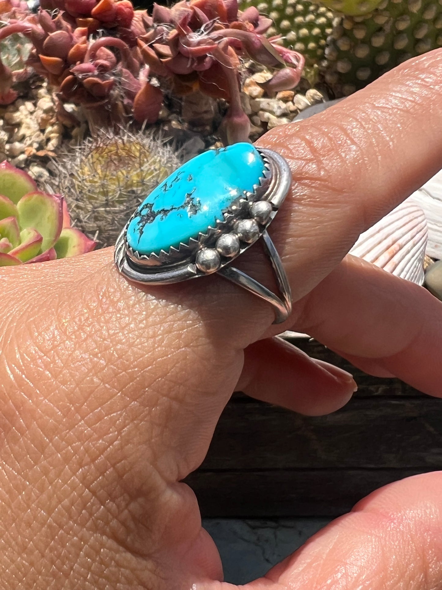 Freeform Turquoise Ring