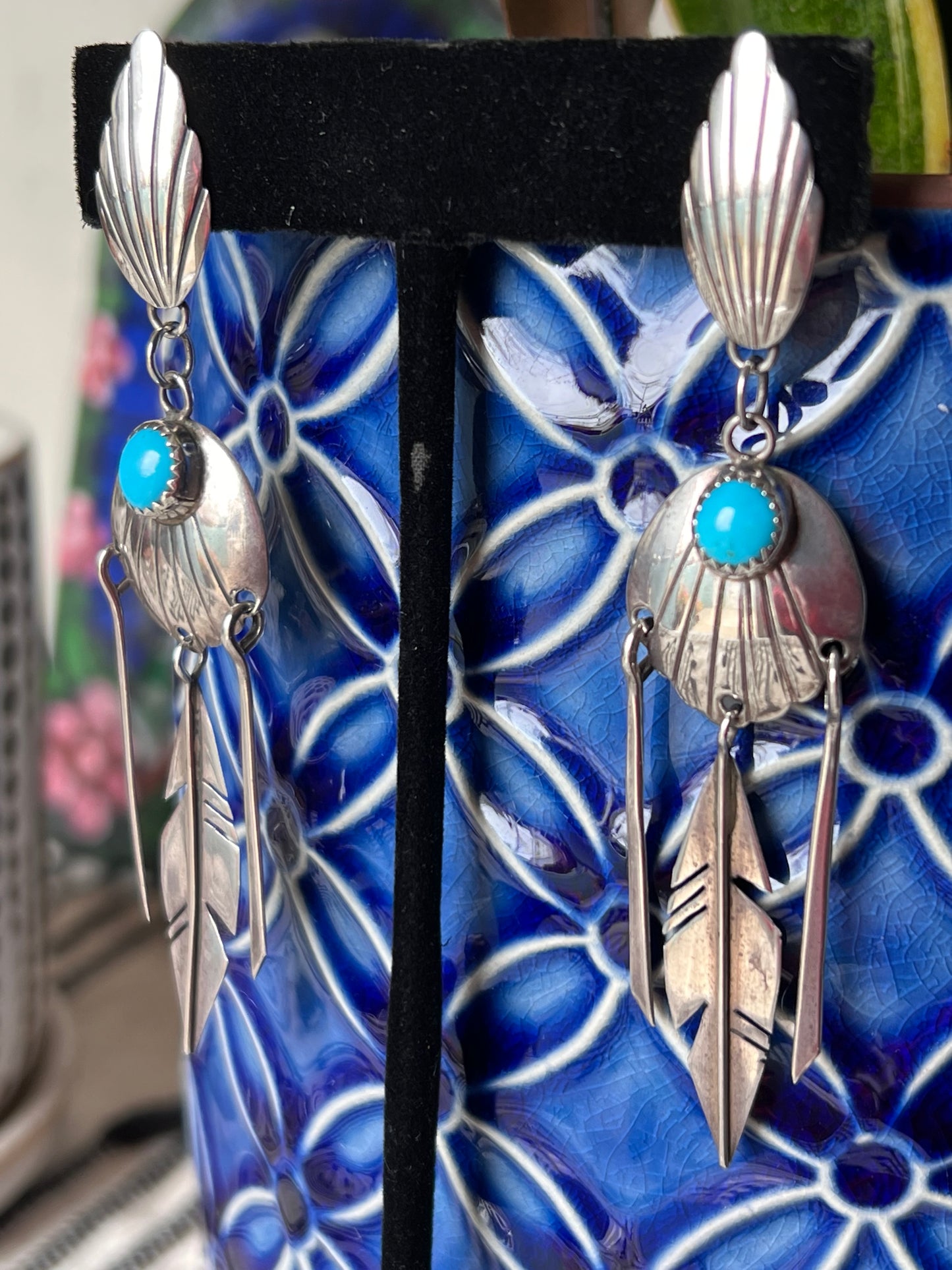 Vintage Post Earrings