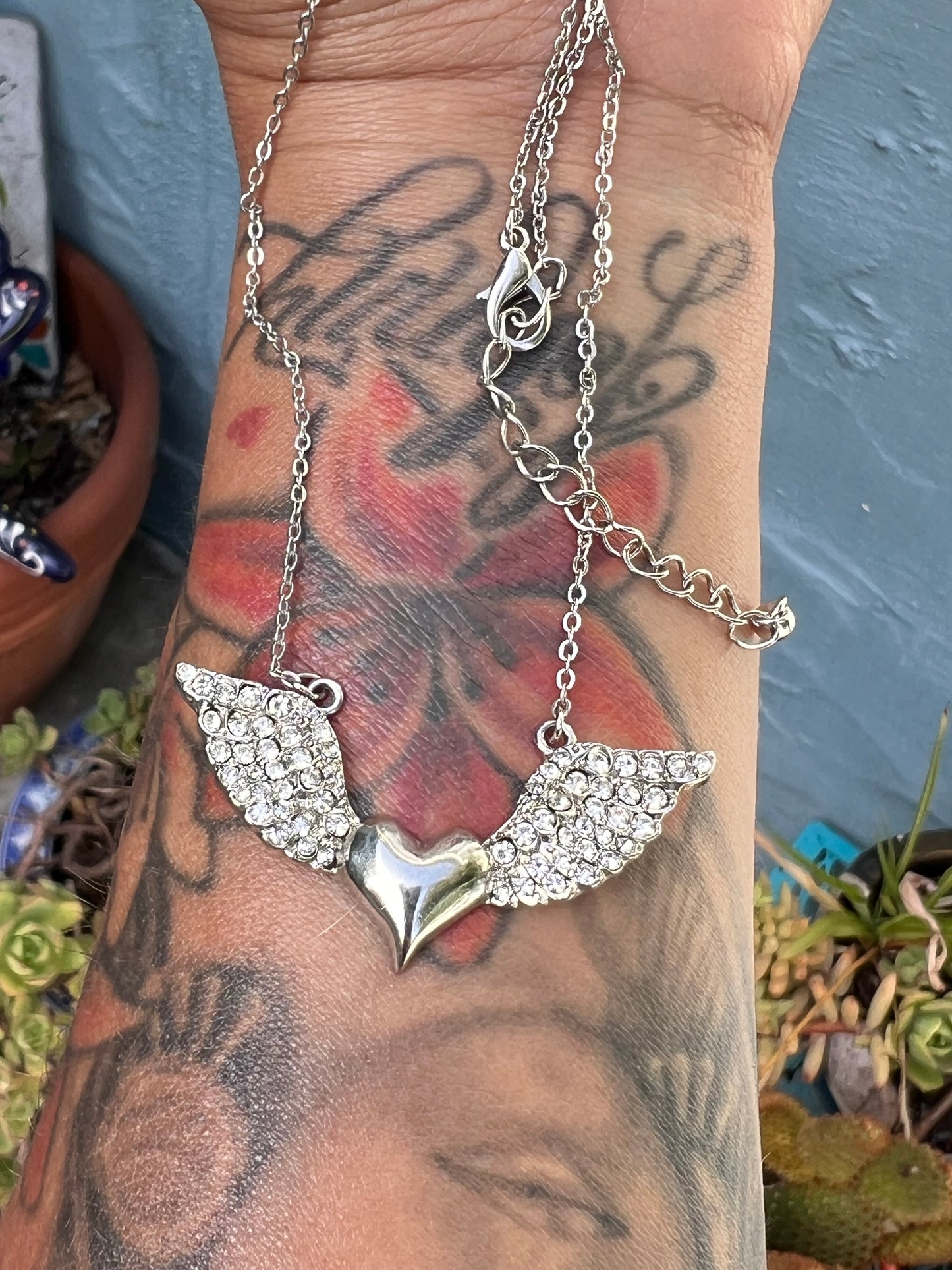 Heart & Wings Necklace