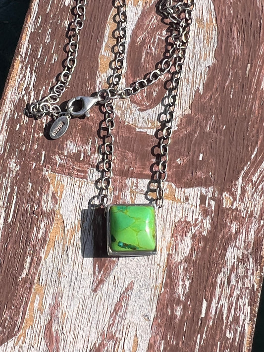 Green Pendant Necklace