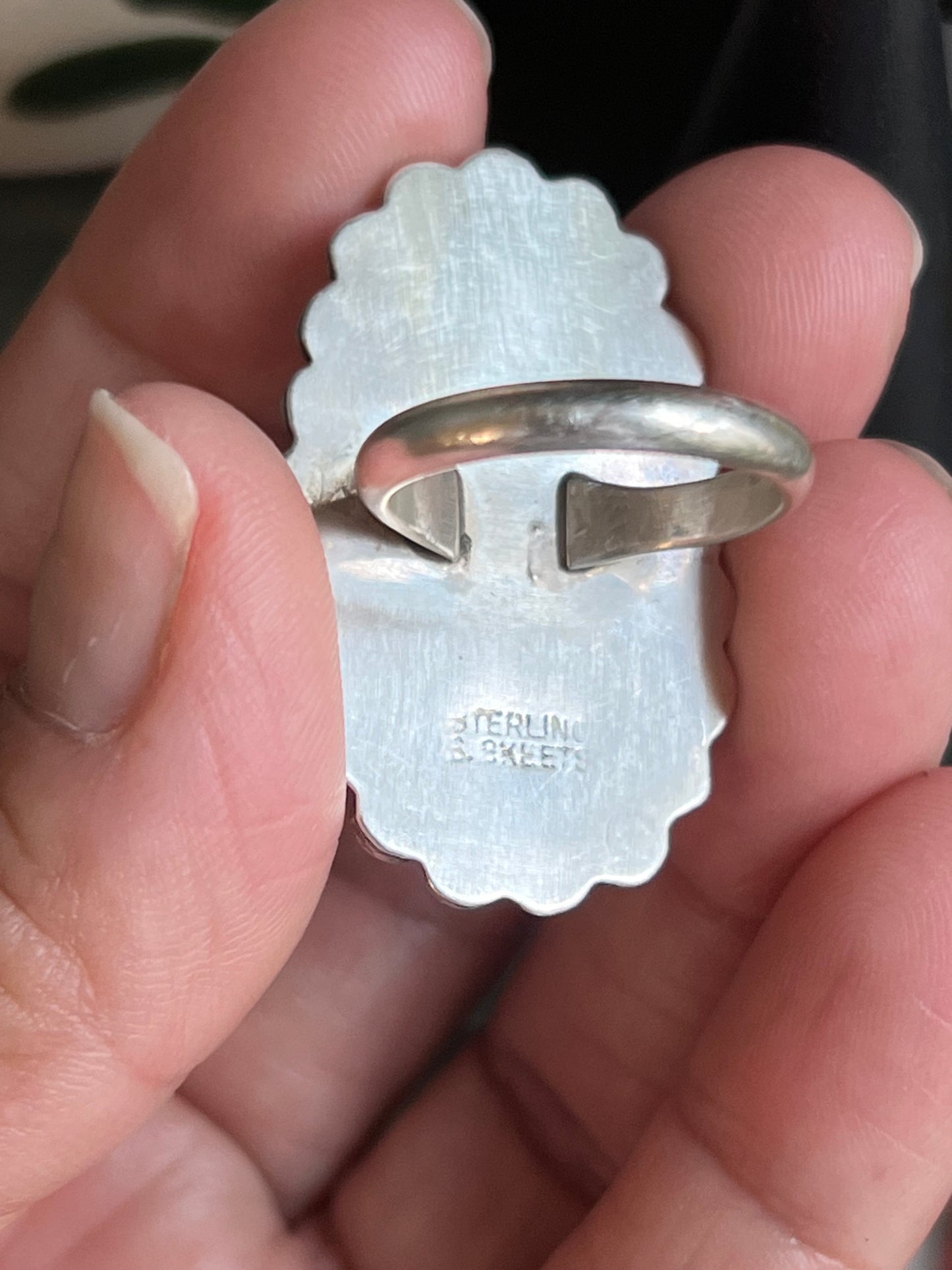 Number 8 Turquoise Ring