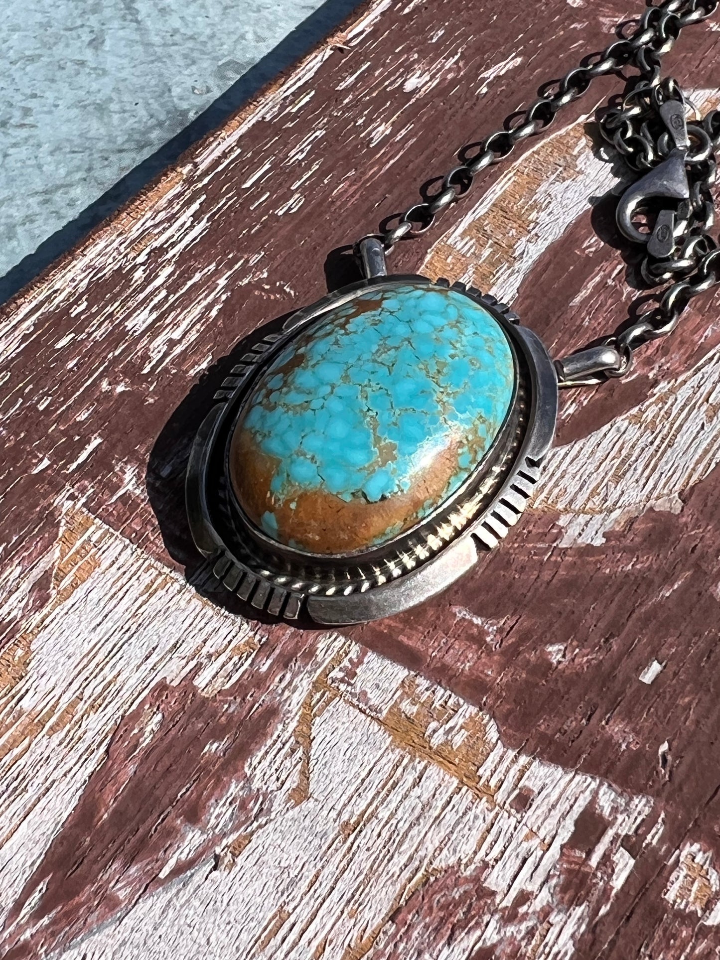Number 8 Pendant Necklace