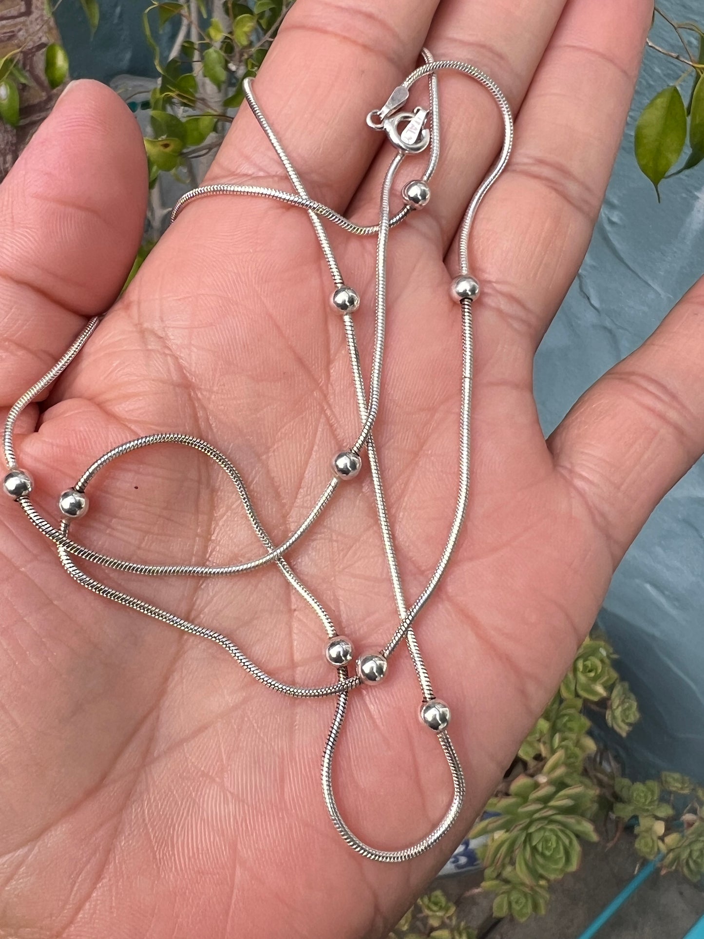 Sterling Station Necklace