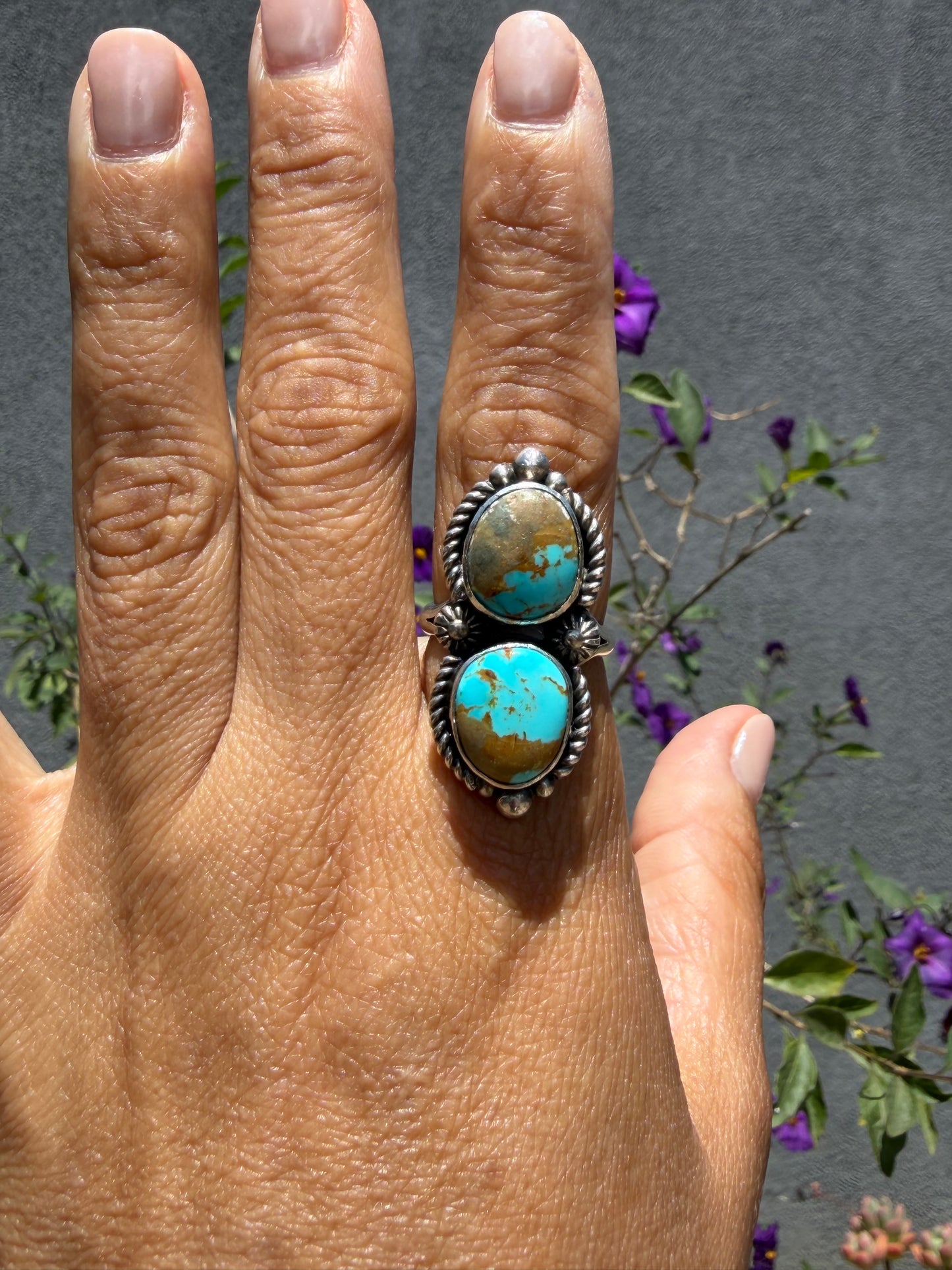 2-Stone Number 8 Ring