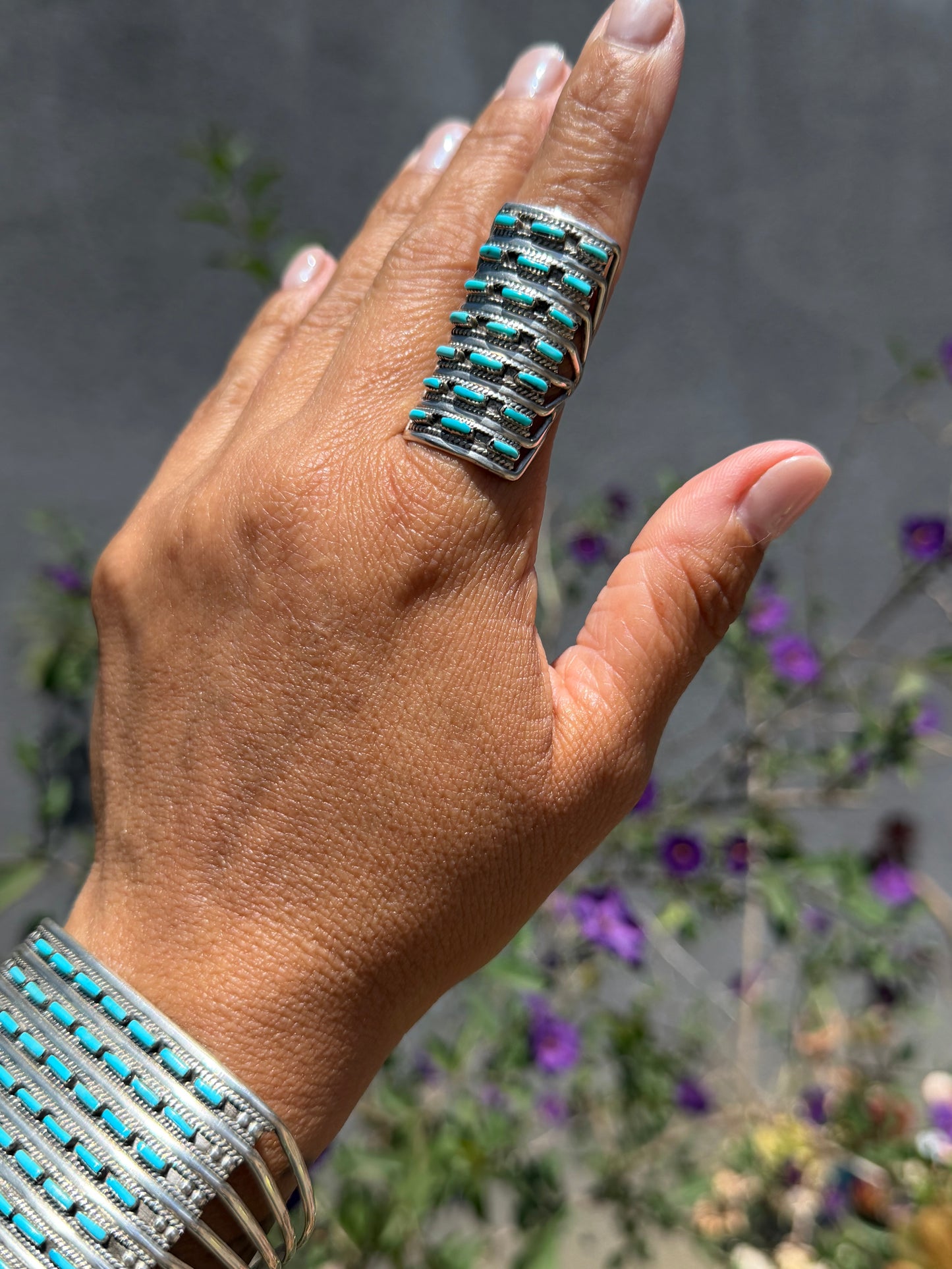 Zuni Crawler Ring