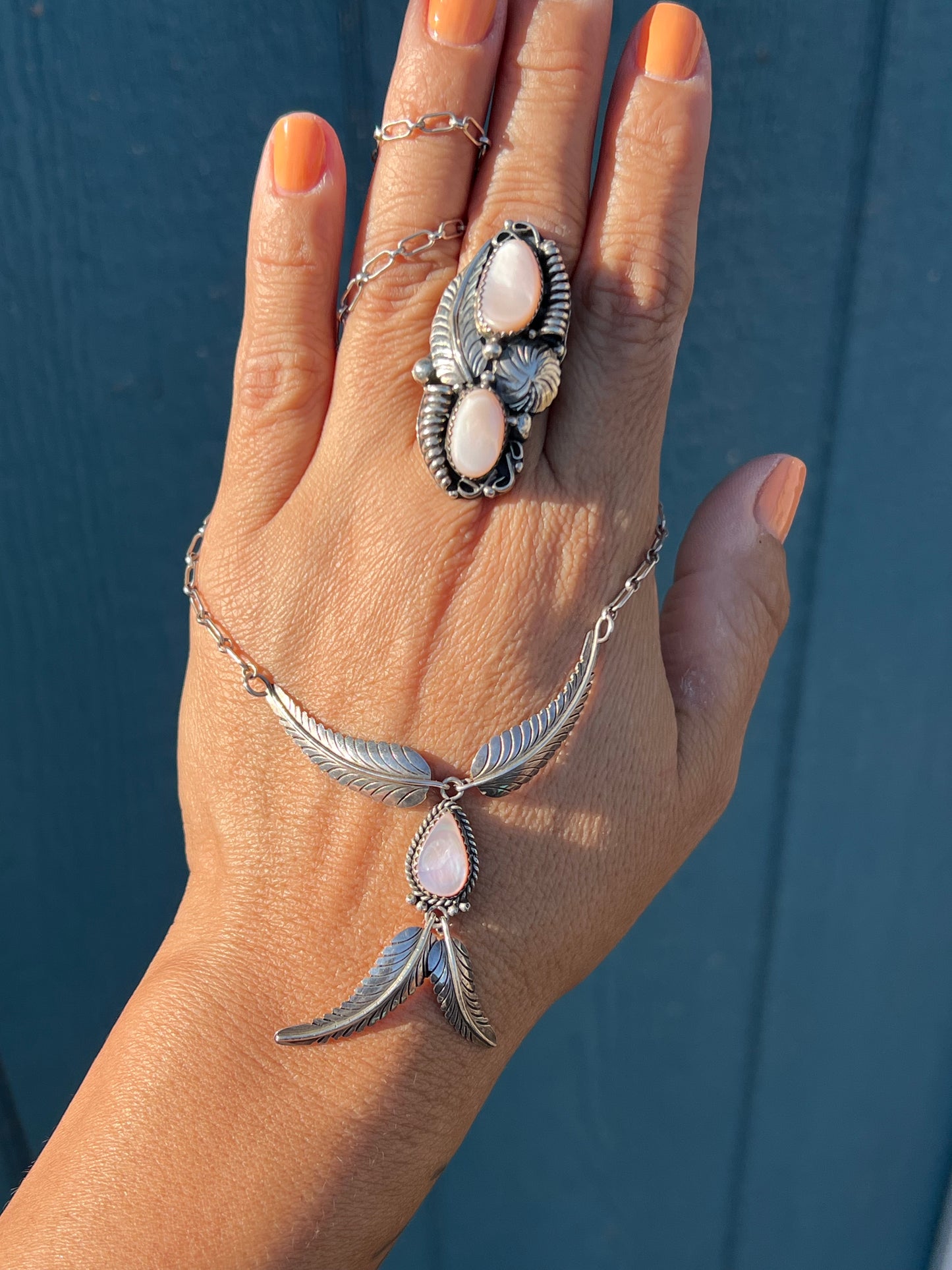 Pink Mother of Pearl Necklace