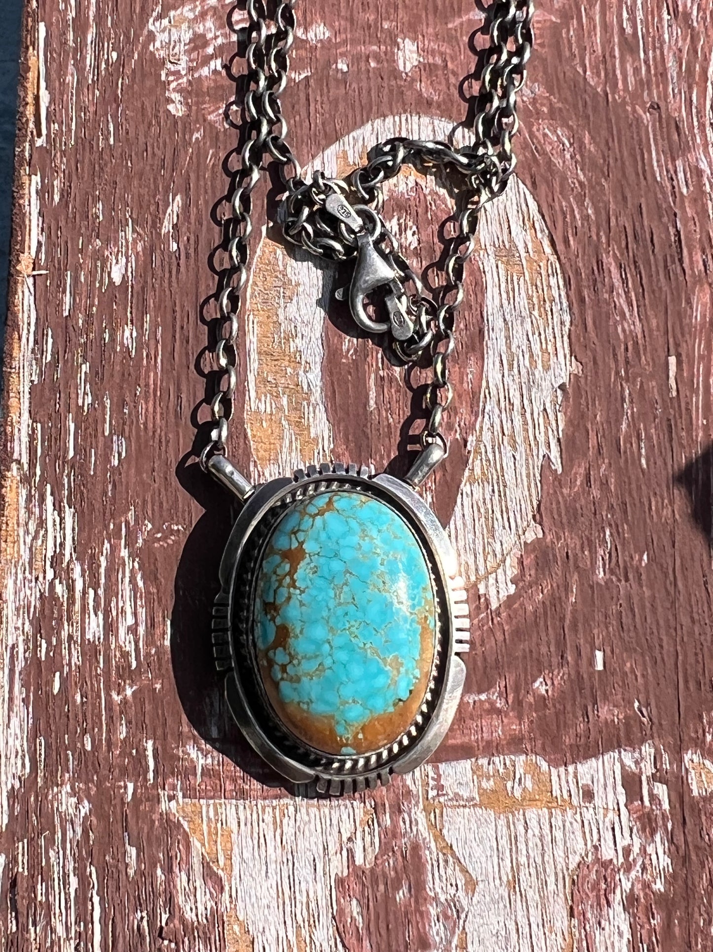 Number 8 Pendant Necklace