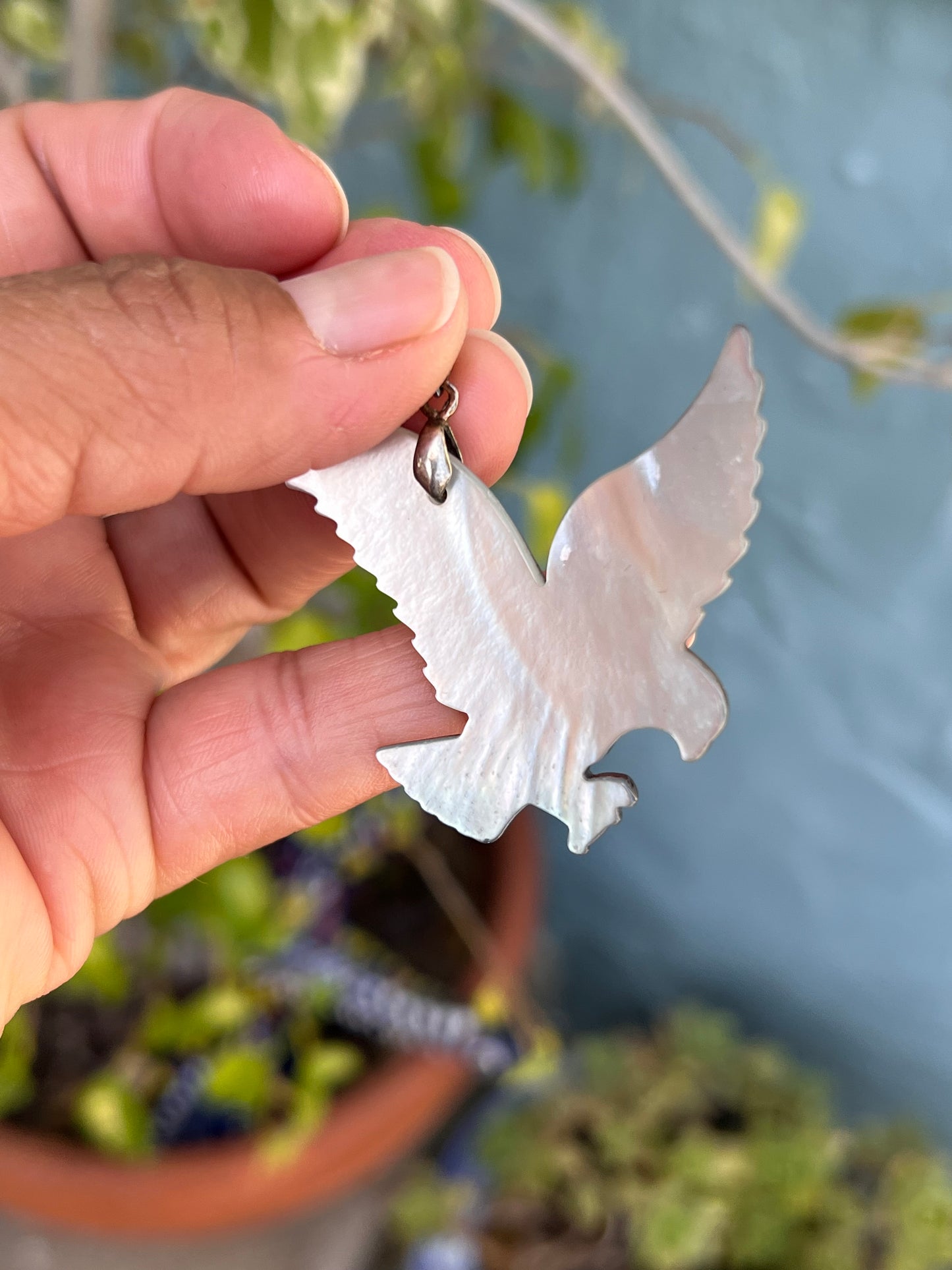 Abalone Bird Pendant