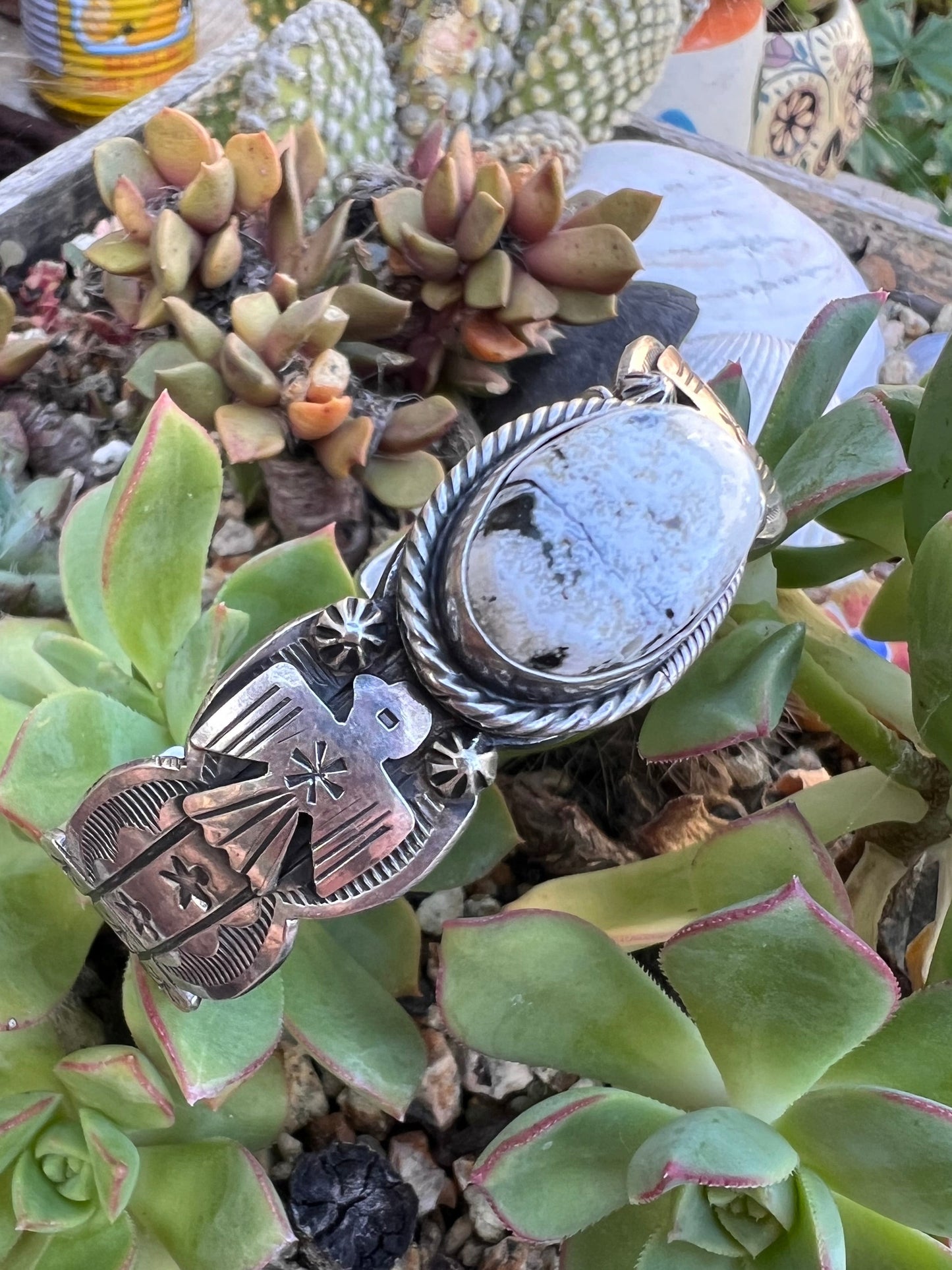 White Buffalo Cuff