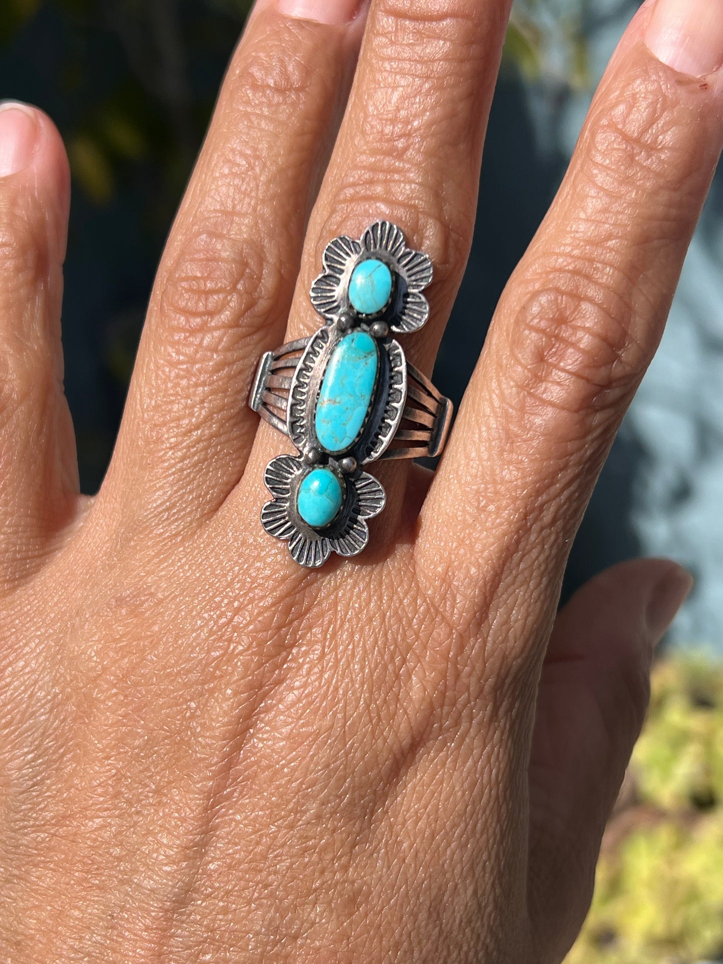 Triple Stone Ring