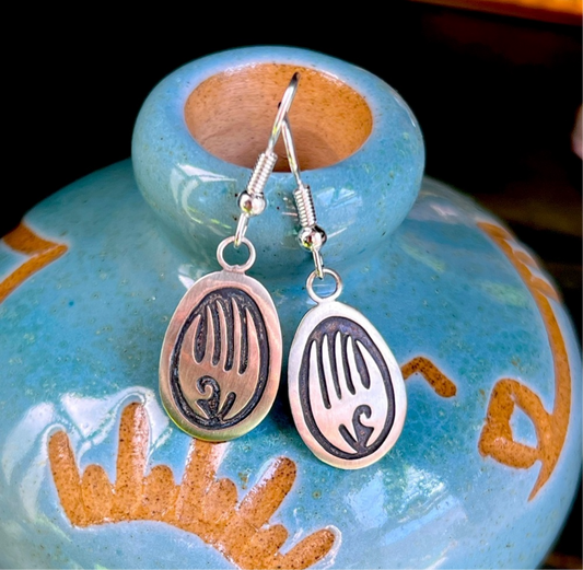 Hopi Bear Paw Earrings