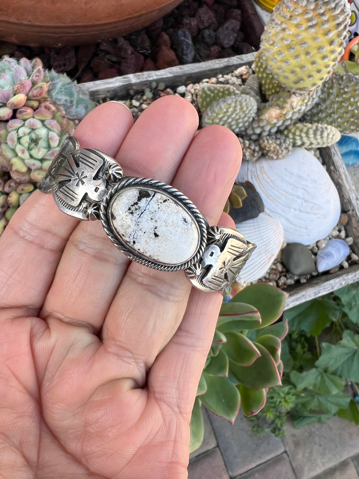 White Buffalo Cuff