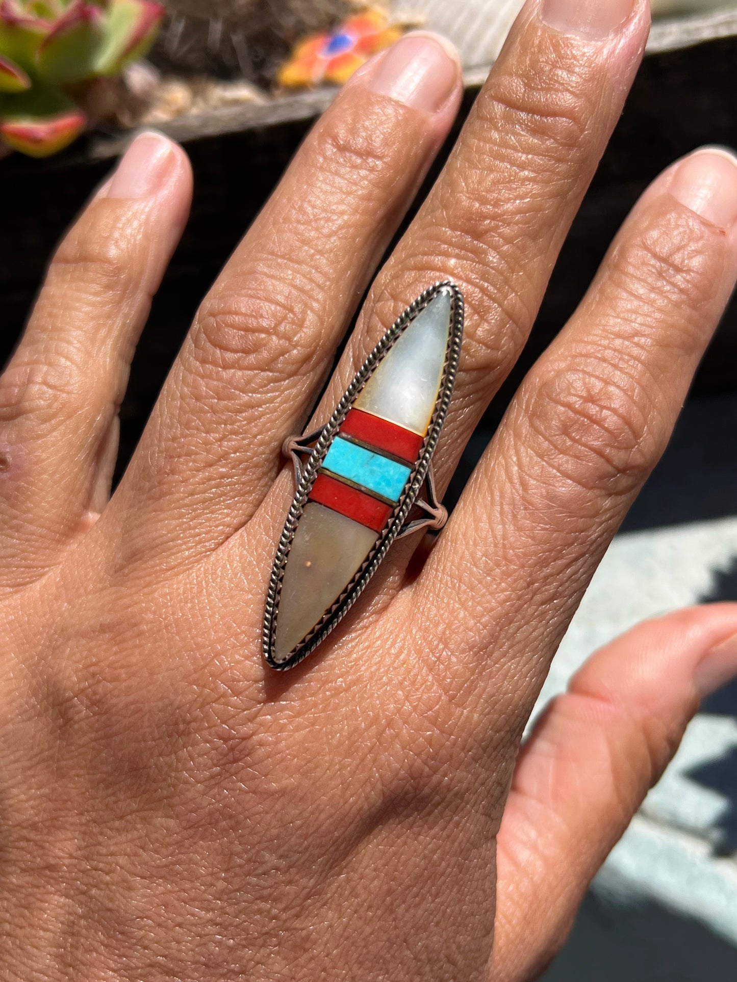 Vintage Inlay Ring