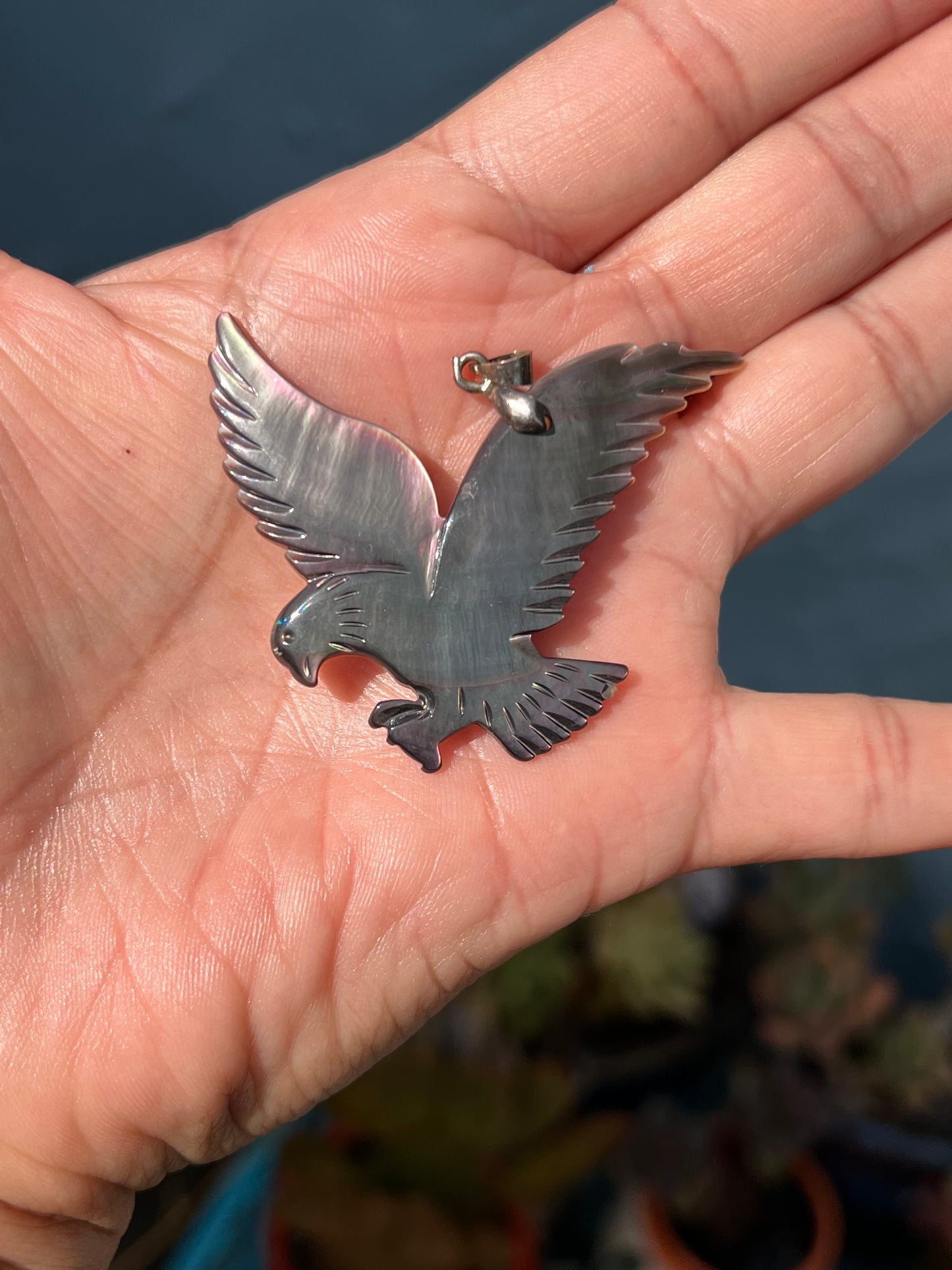Abalone Bird Pendant