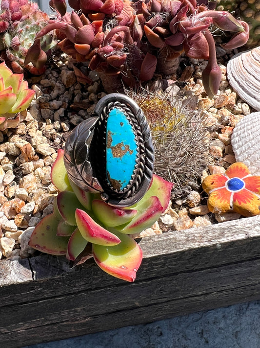 Vintage Leaf Ring