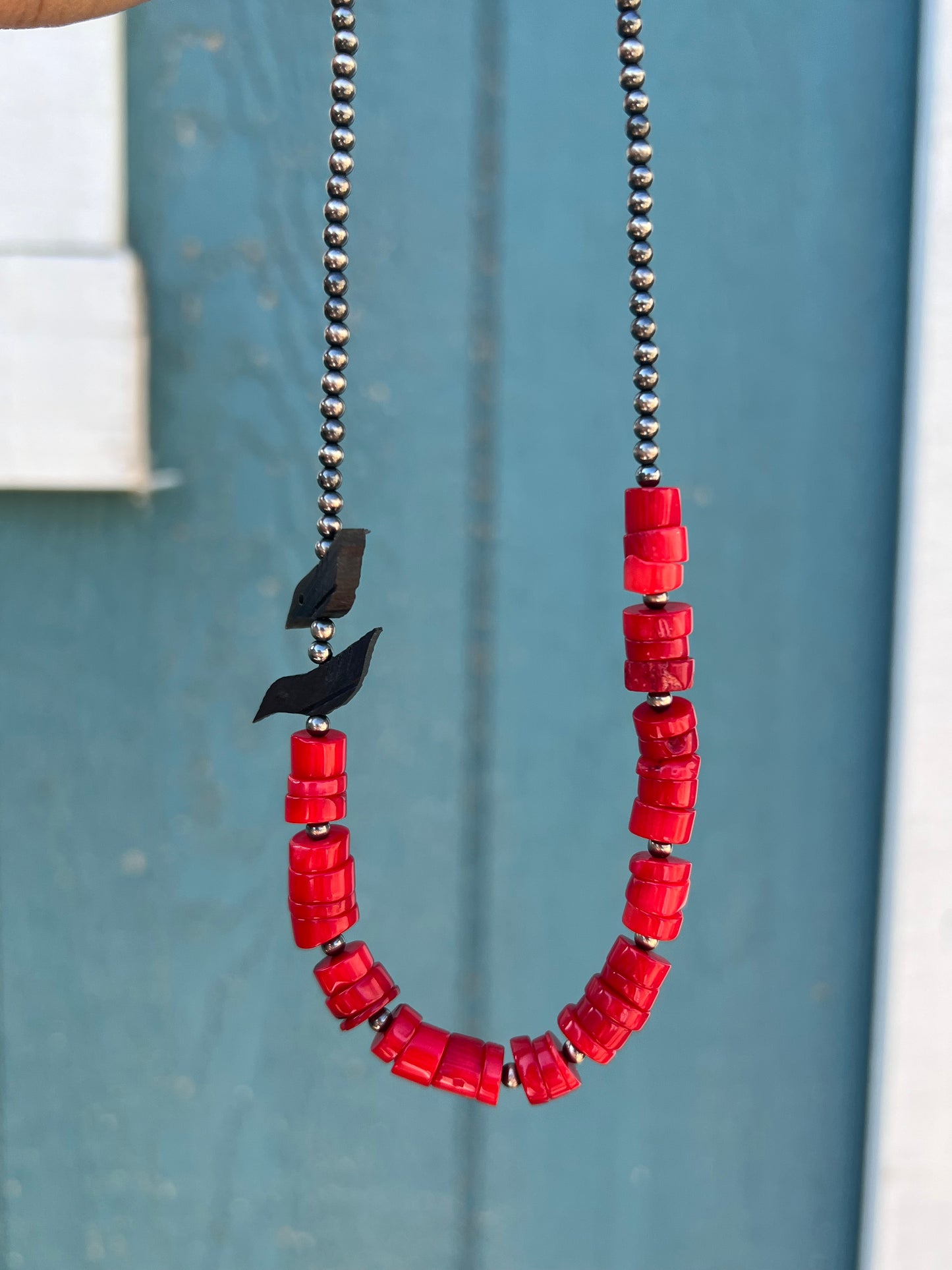 Coral Nugget Necklace