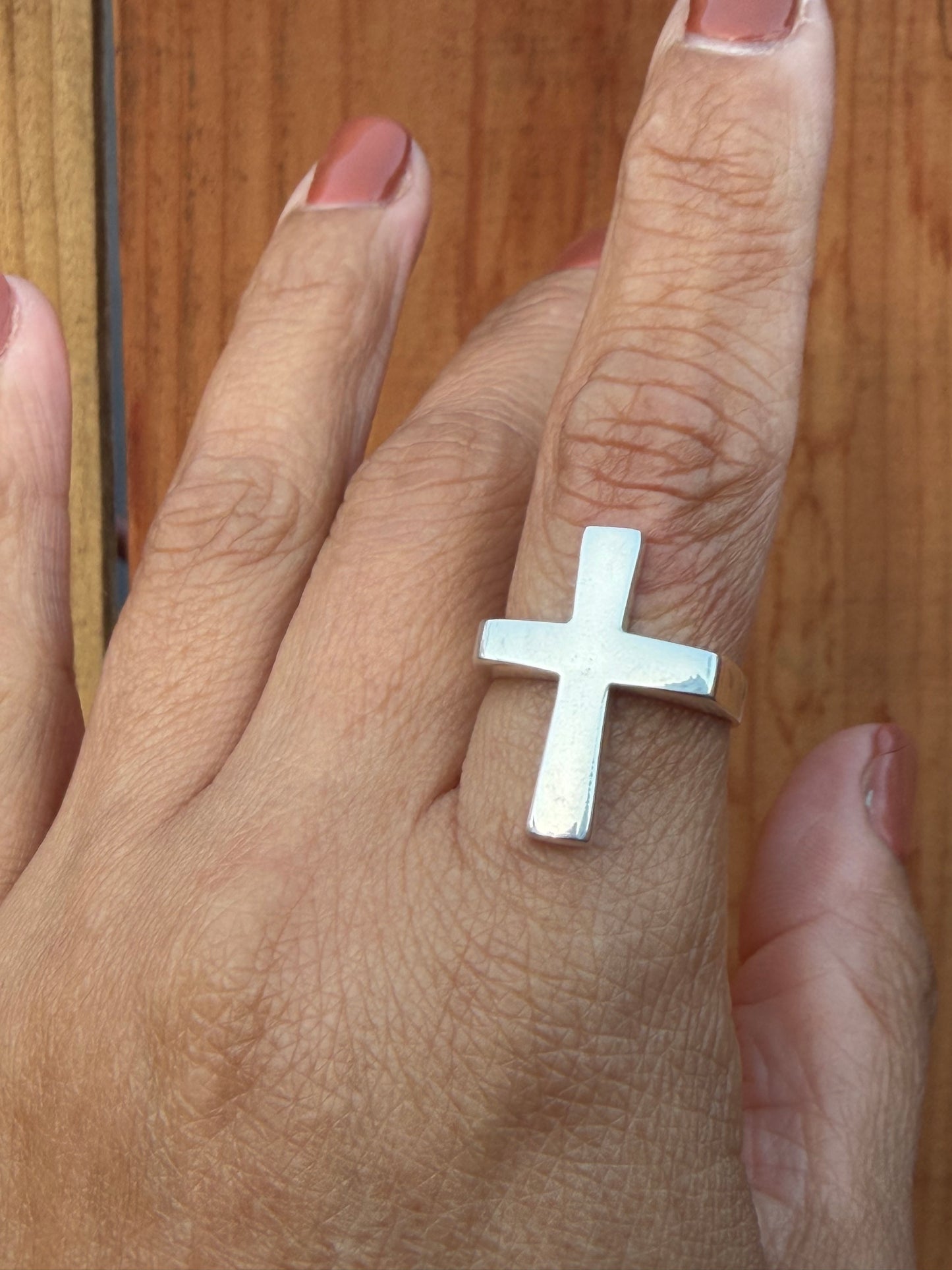 Sterling Cross Ring *non-native