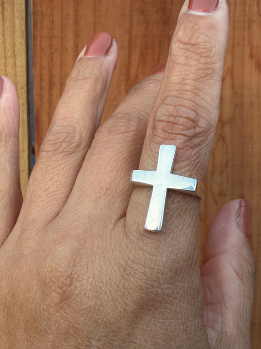Sterling Cross Ring *non-native