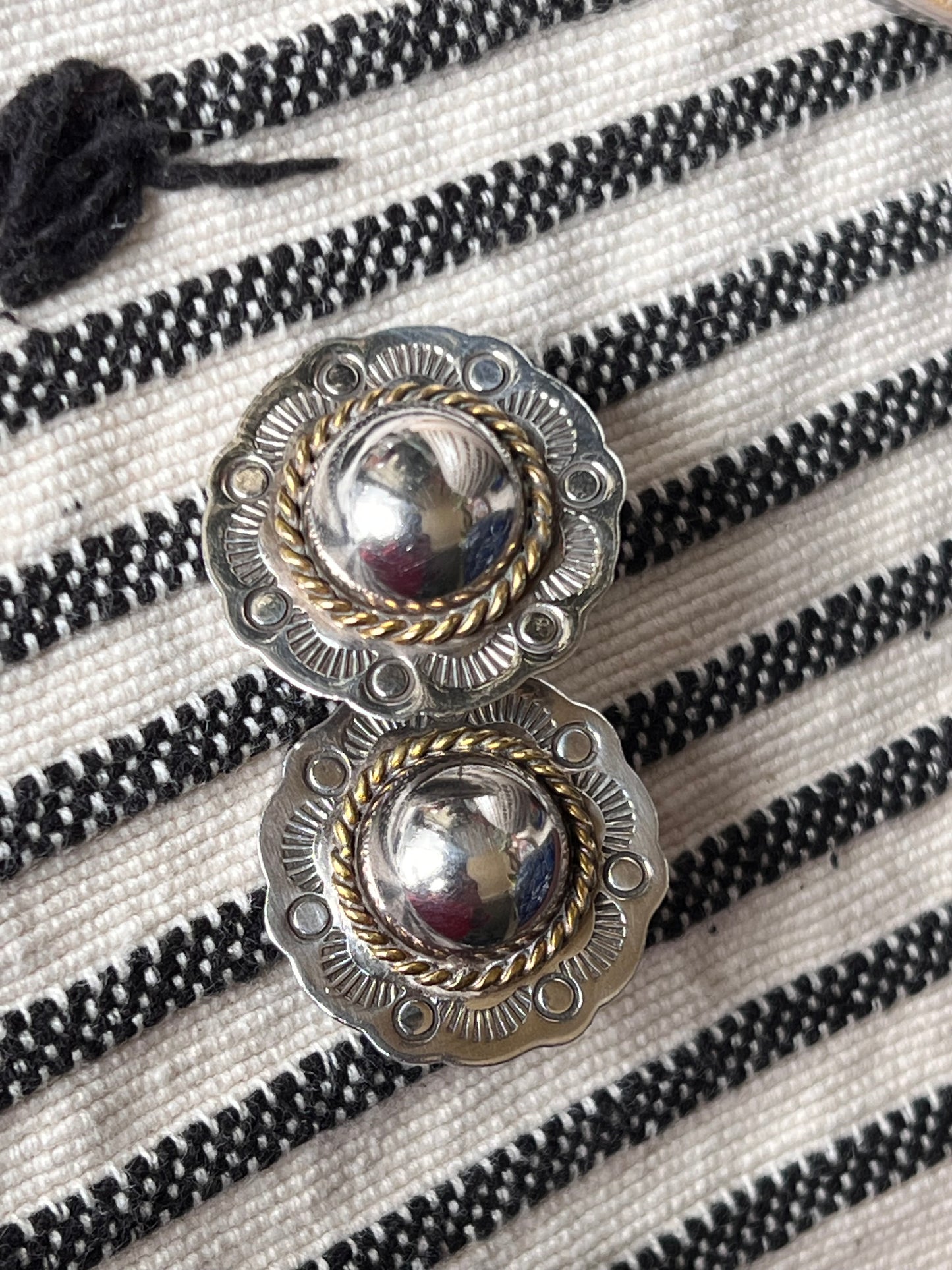 Concho Stud Earrings