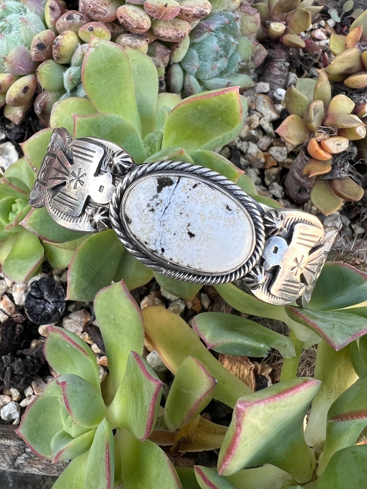 White Buffalo Cuff