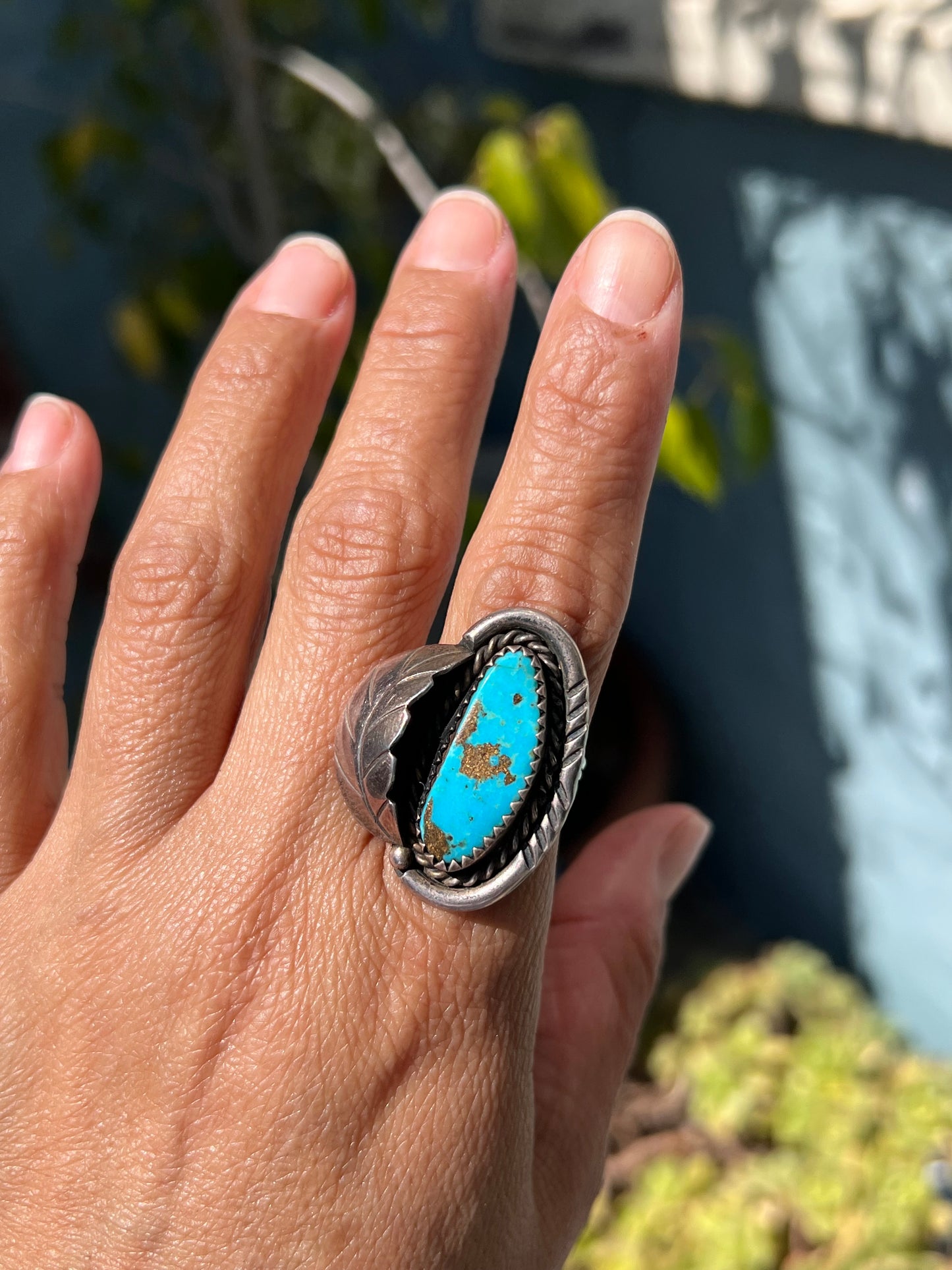 Vintage Leaf Ring