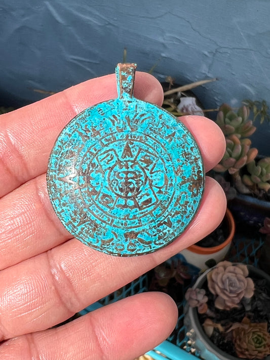 Aztec Sun Pendant