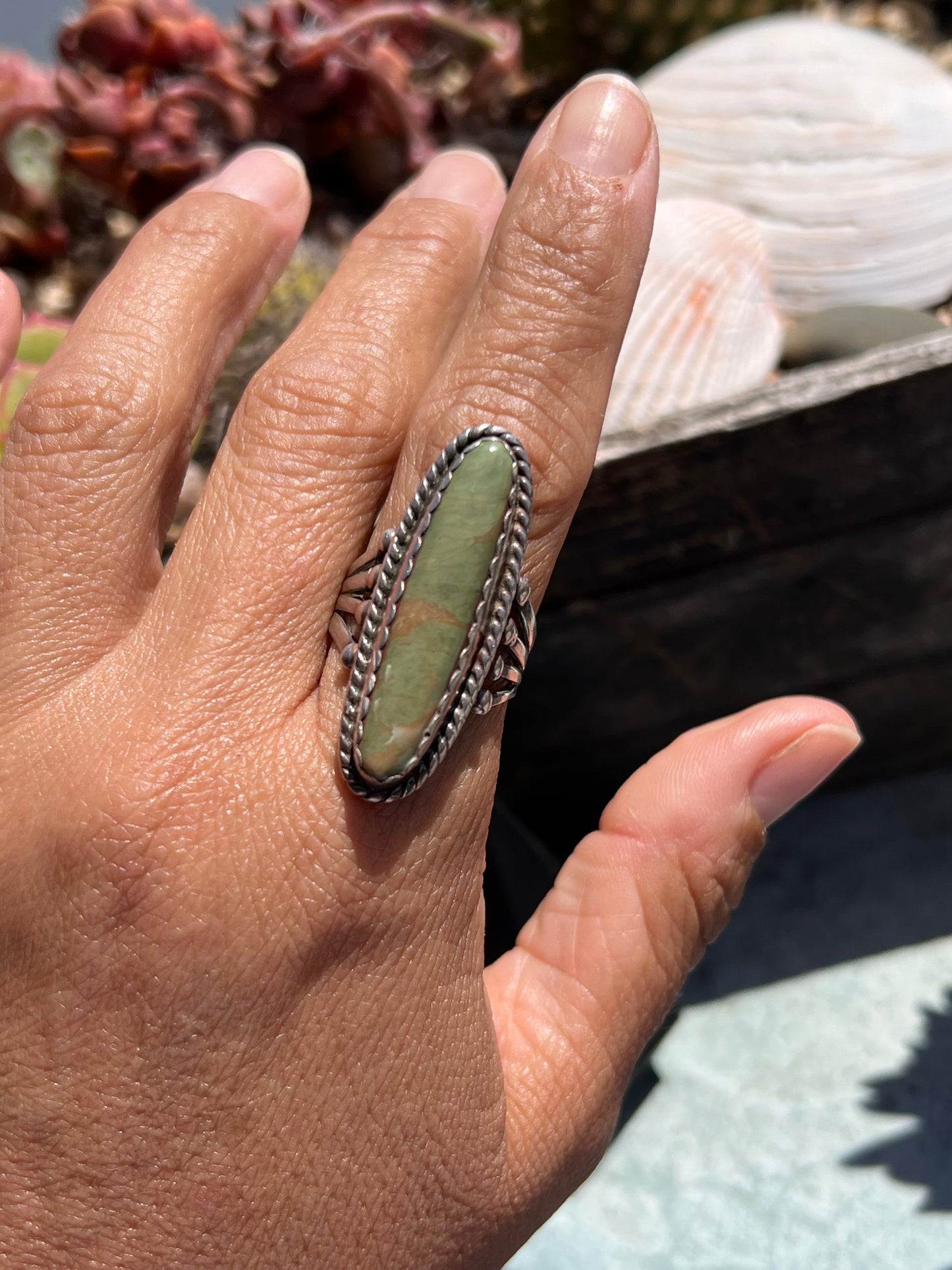 Green Turquoise Ring