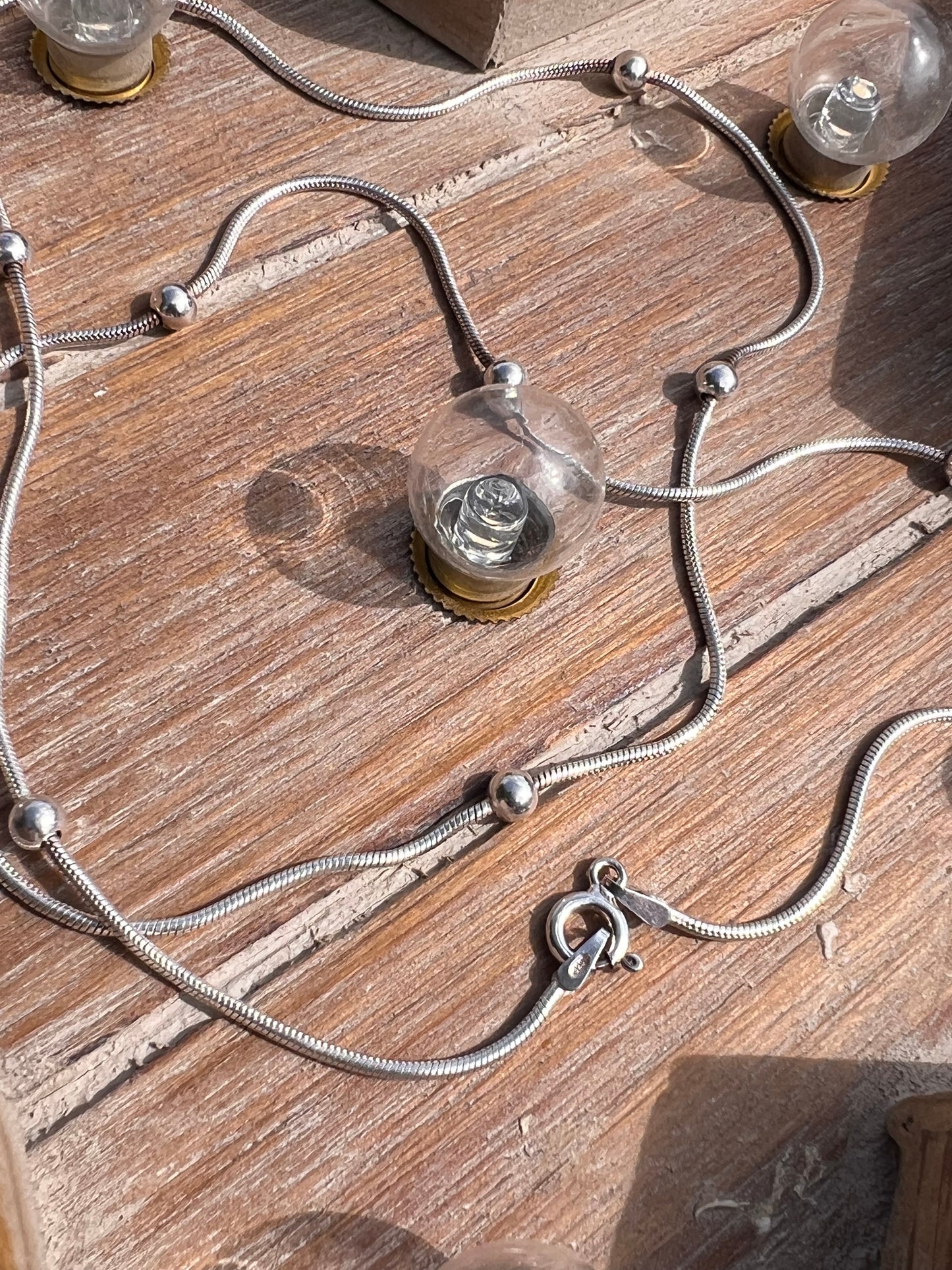 Sterling Station Necklace