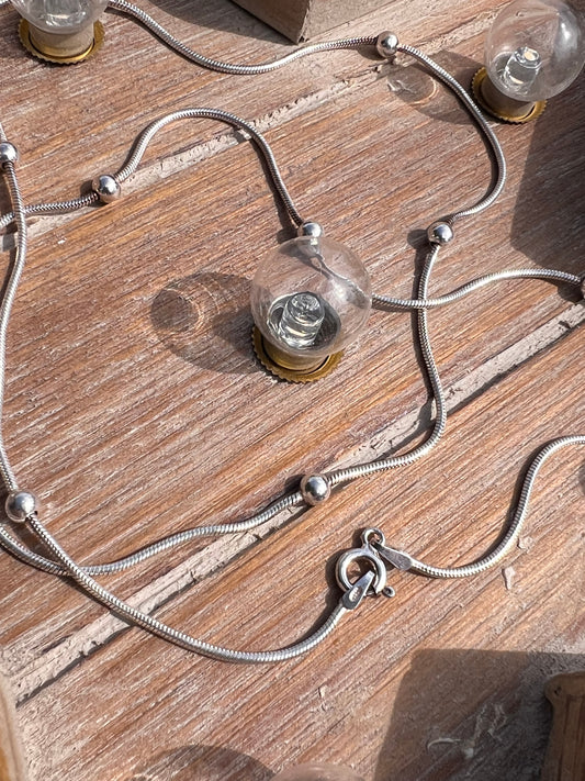Sterling Station Necklace