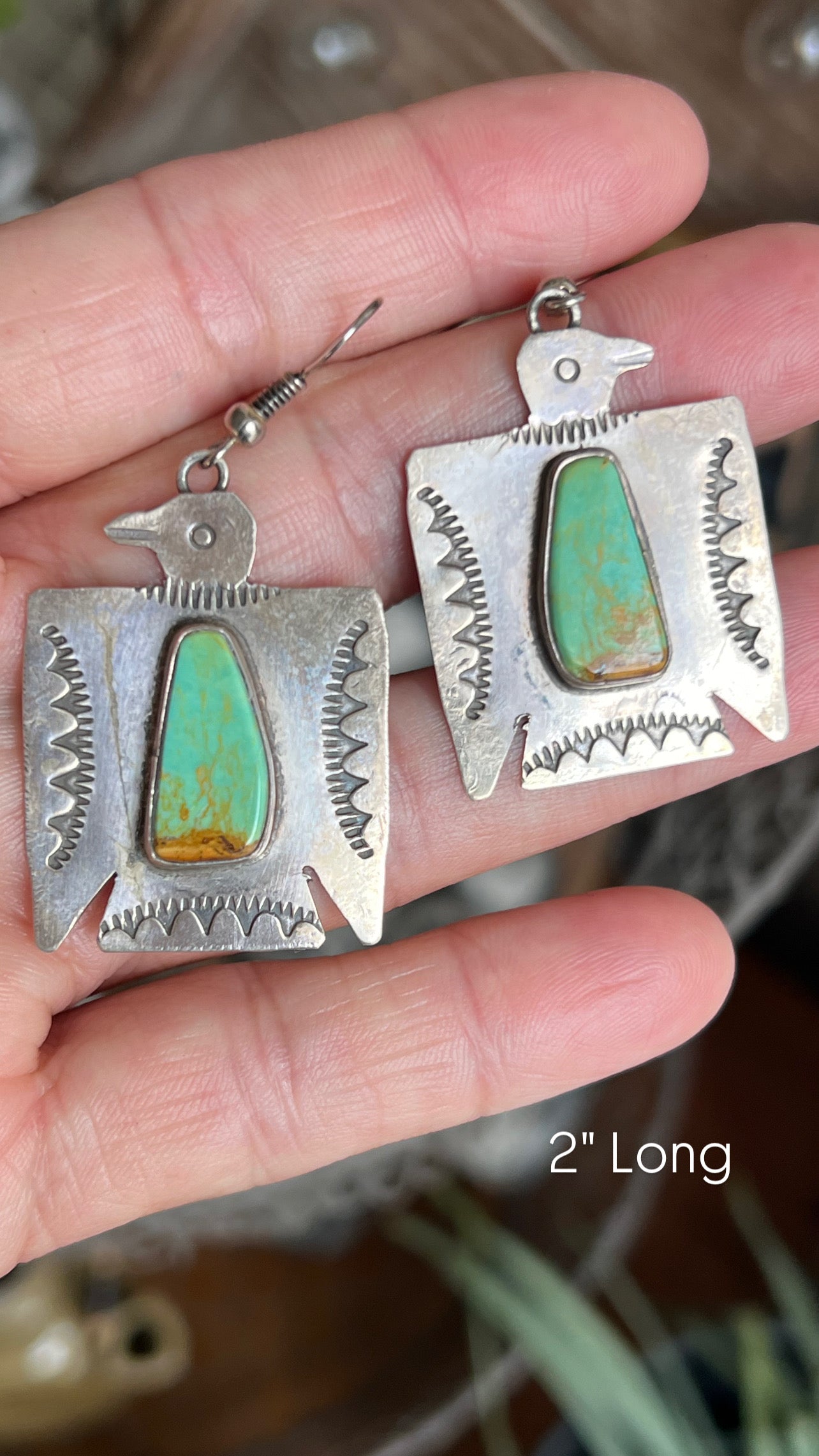 Fred Begay Thunderbird Earrings