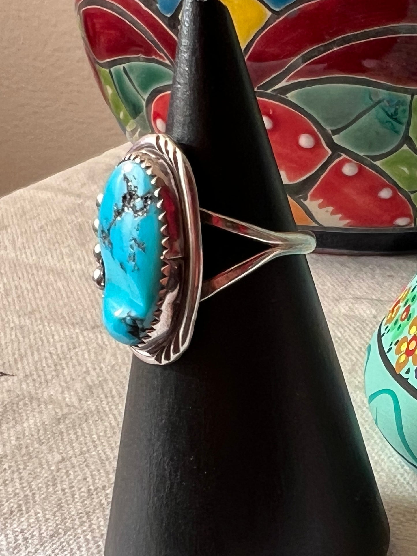 Blue Turquoise Ring
